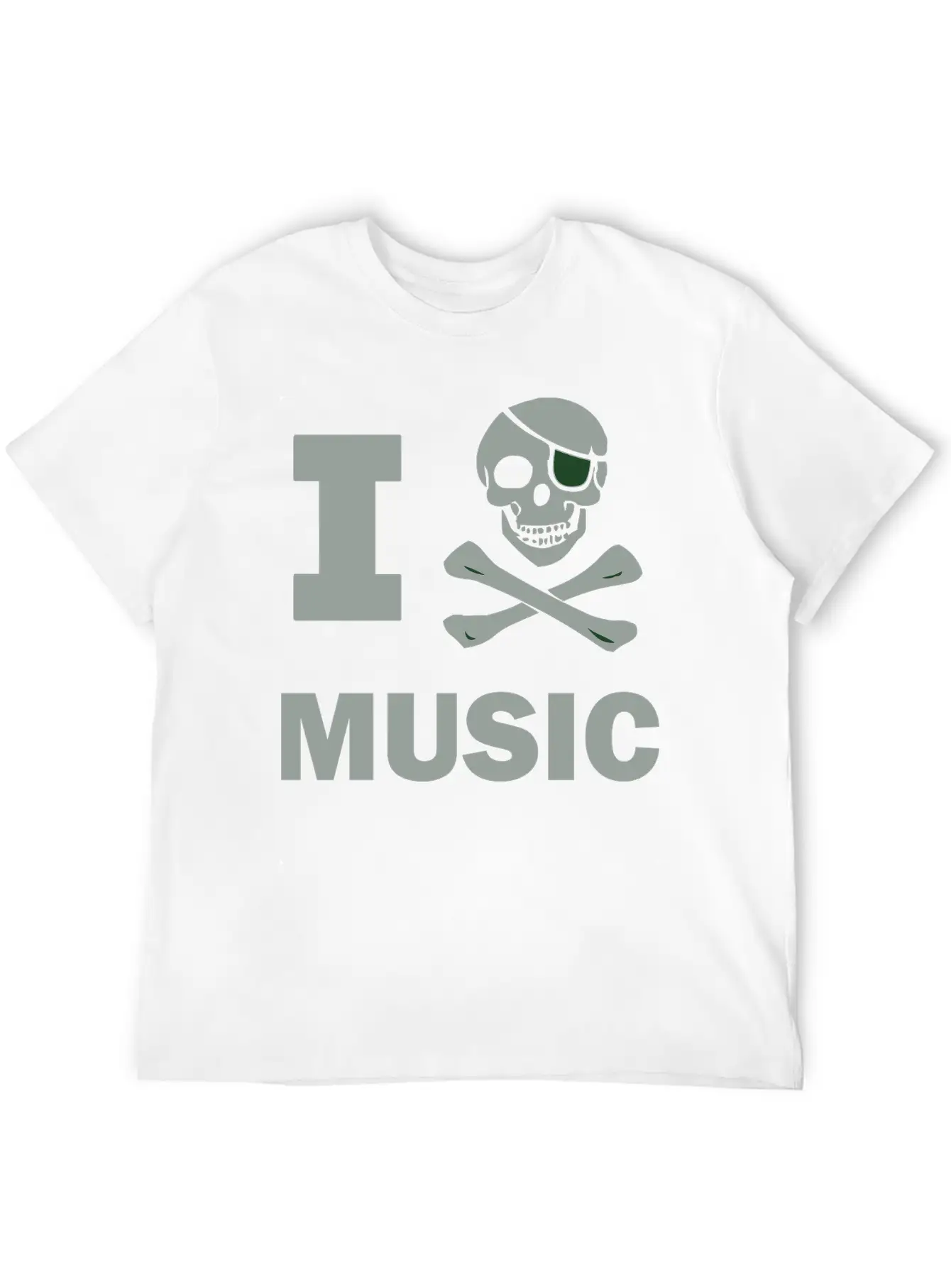 I Pirate Music Breathable Soft Cotton T-Shirt – Timeless Casual Look