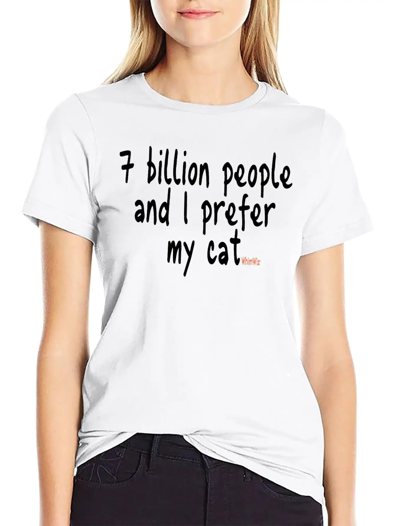 I Prefer My Cat Basic Graphic T-Shirt – Daily Comfort In Soft Cotton