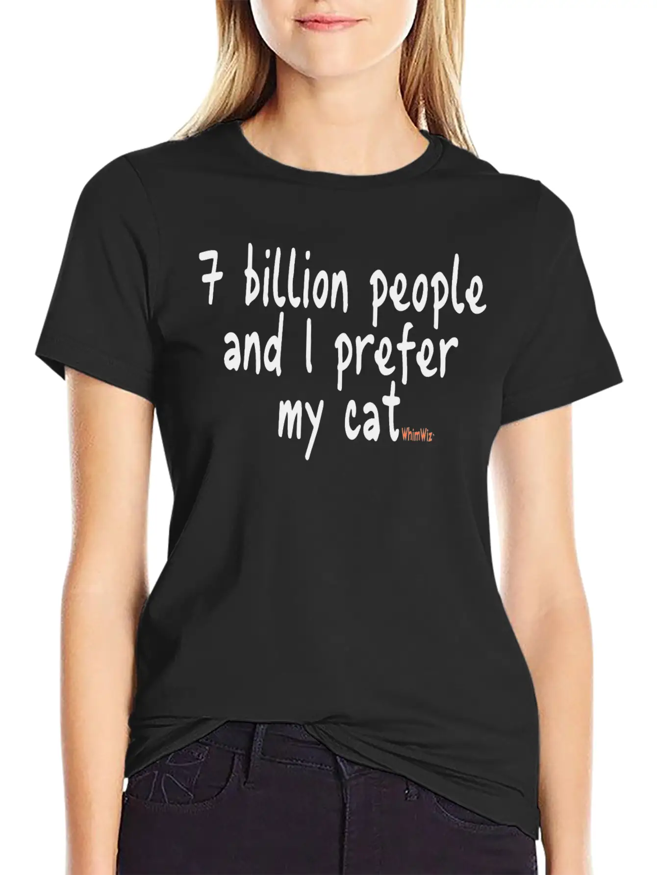 I Prefer My Cat Basic Graphic T-Shirt – Daily Comfort In Soft Cotton