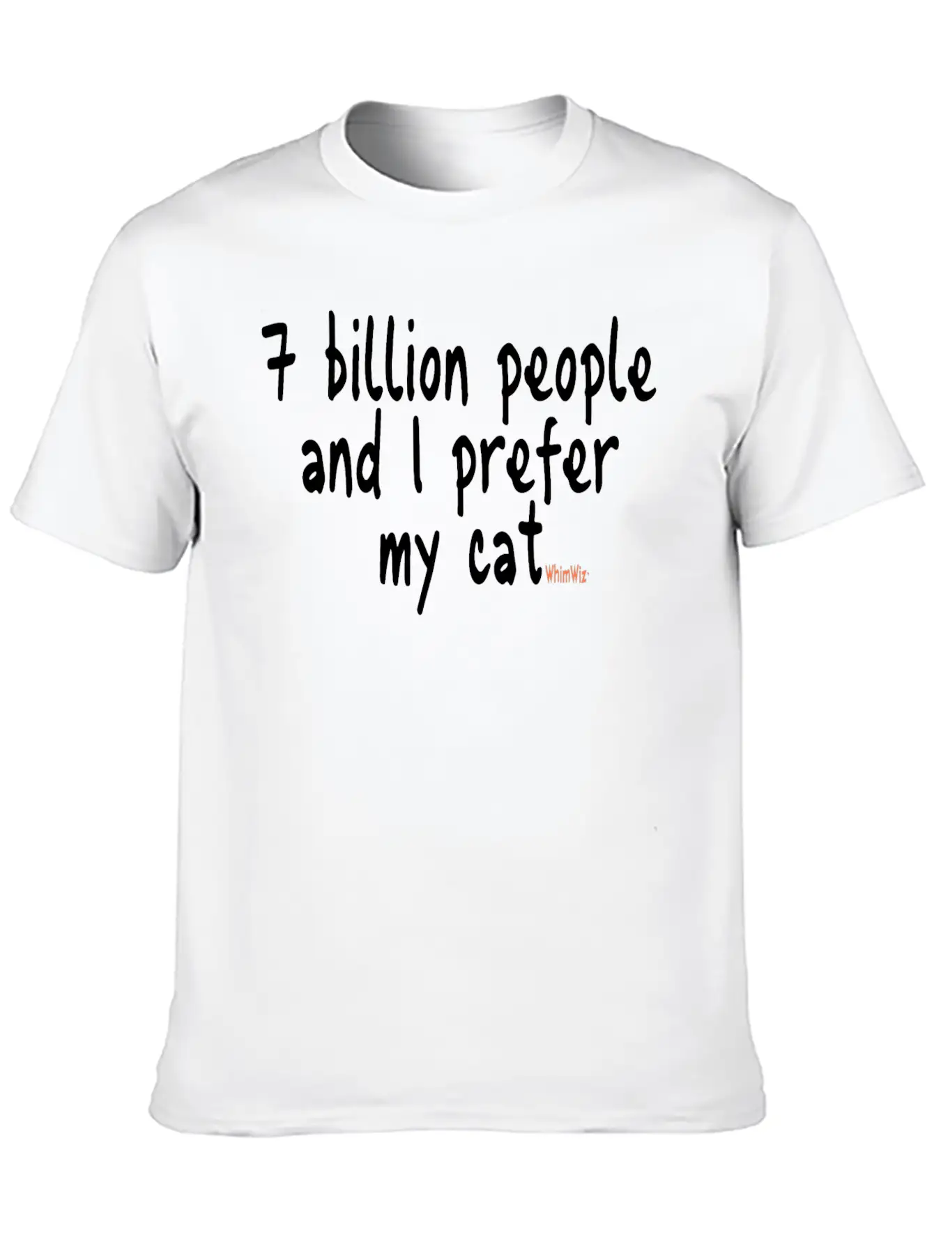 I Prefer My Cat Basic Graphic T-Shirt – Daily Comfort In Soft Cotton