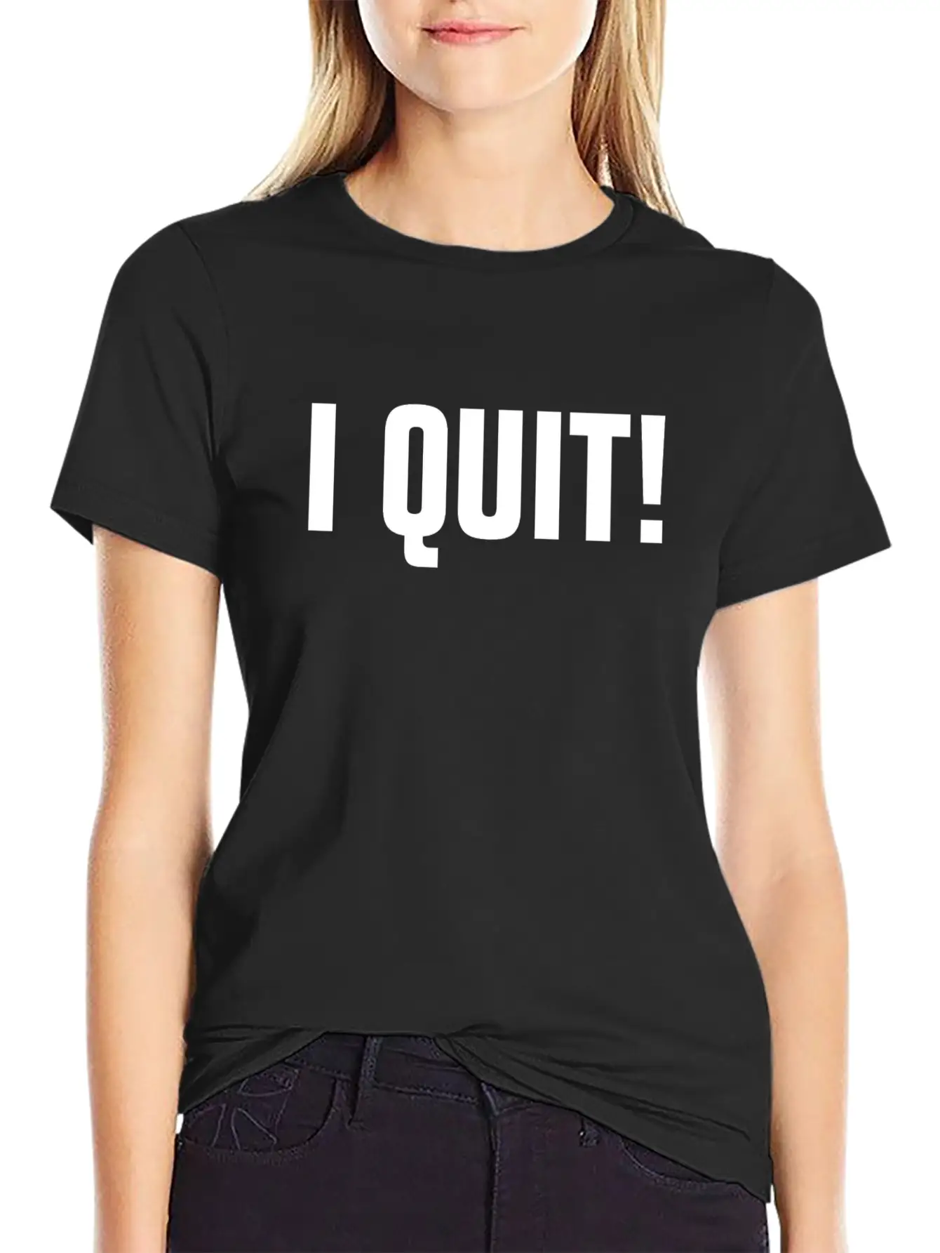 I QUIT! RETIRED BORING LAZY Relaxed Everyday Tee – Lightweight And Durable Cotton