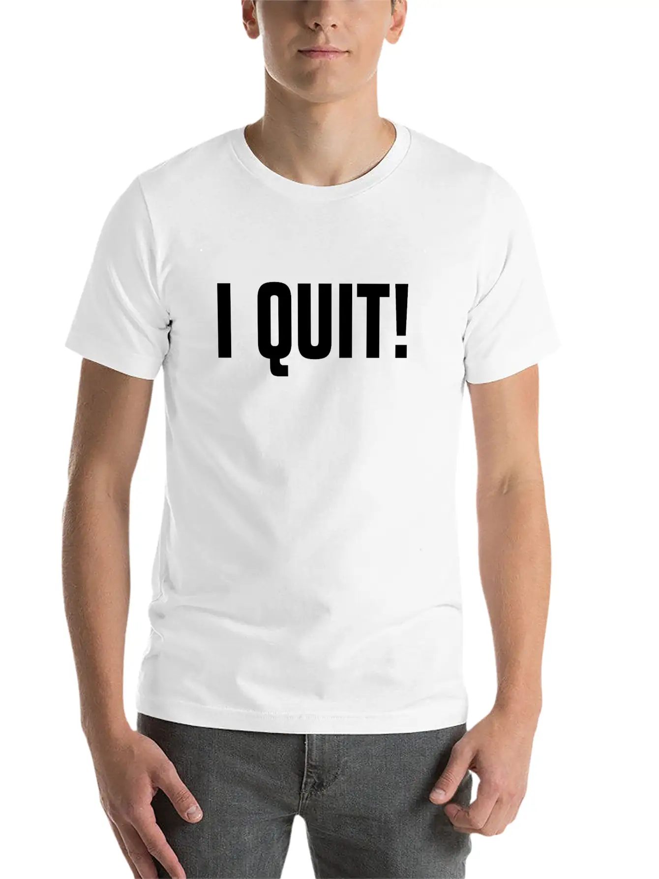 I QUIT! RETIRED BORING LAZY Relaxed Everyday Tee – Lightweight And Durable Cotton