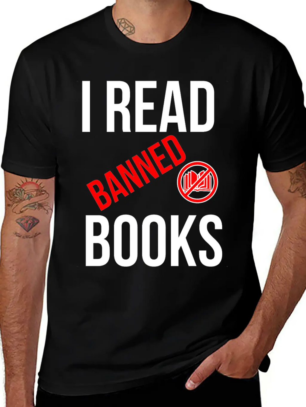 I Read Banned Books Shirt Reading Read Library Breathable Graphic T-Shirt – Perfect For Casual Days
