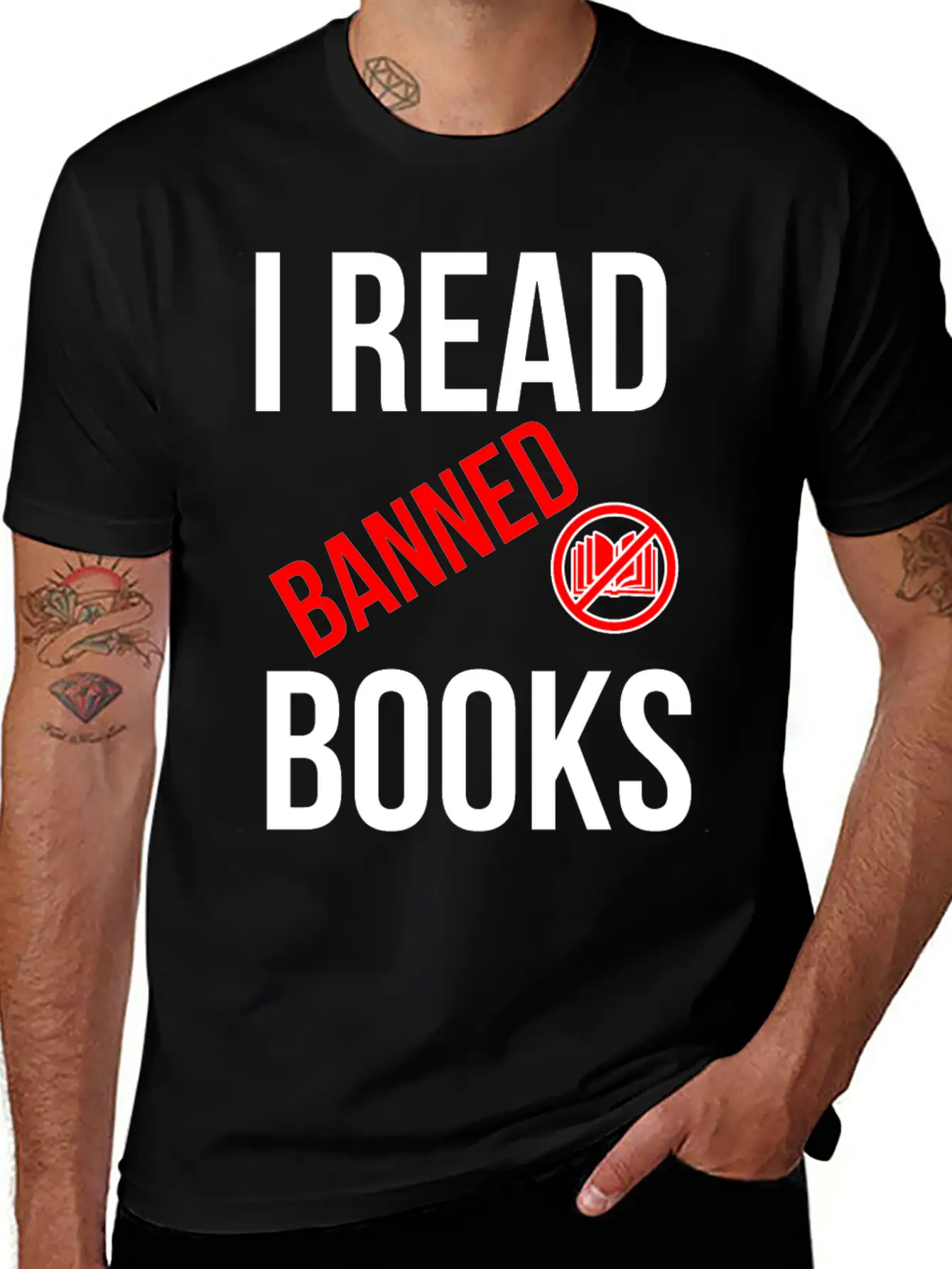 I Read Banned Books Shirt Reading Read Library Breathable Graphic T-Shirt – Perfect For Casual Days
