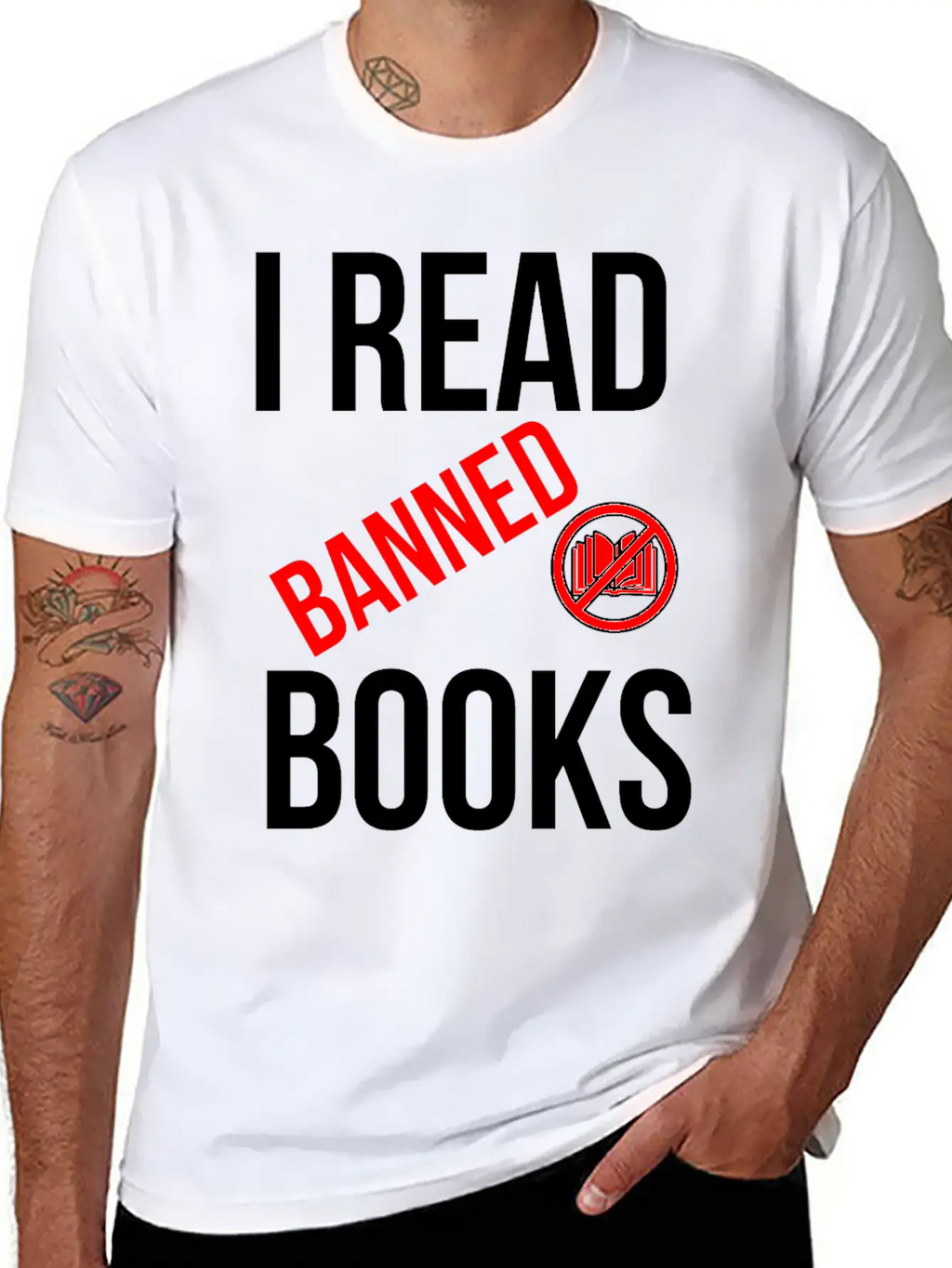 I Read Banned Books Shirt Reading Read Library Breathable Graphic T-Shirt – Perfect For Casual Days