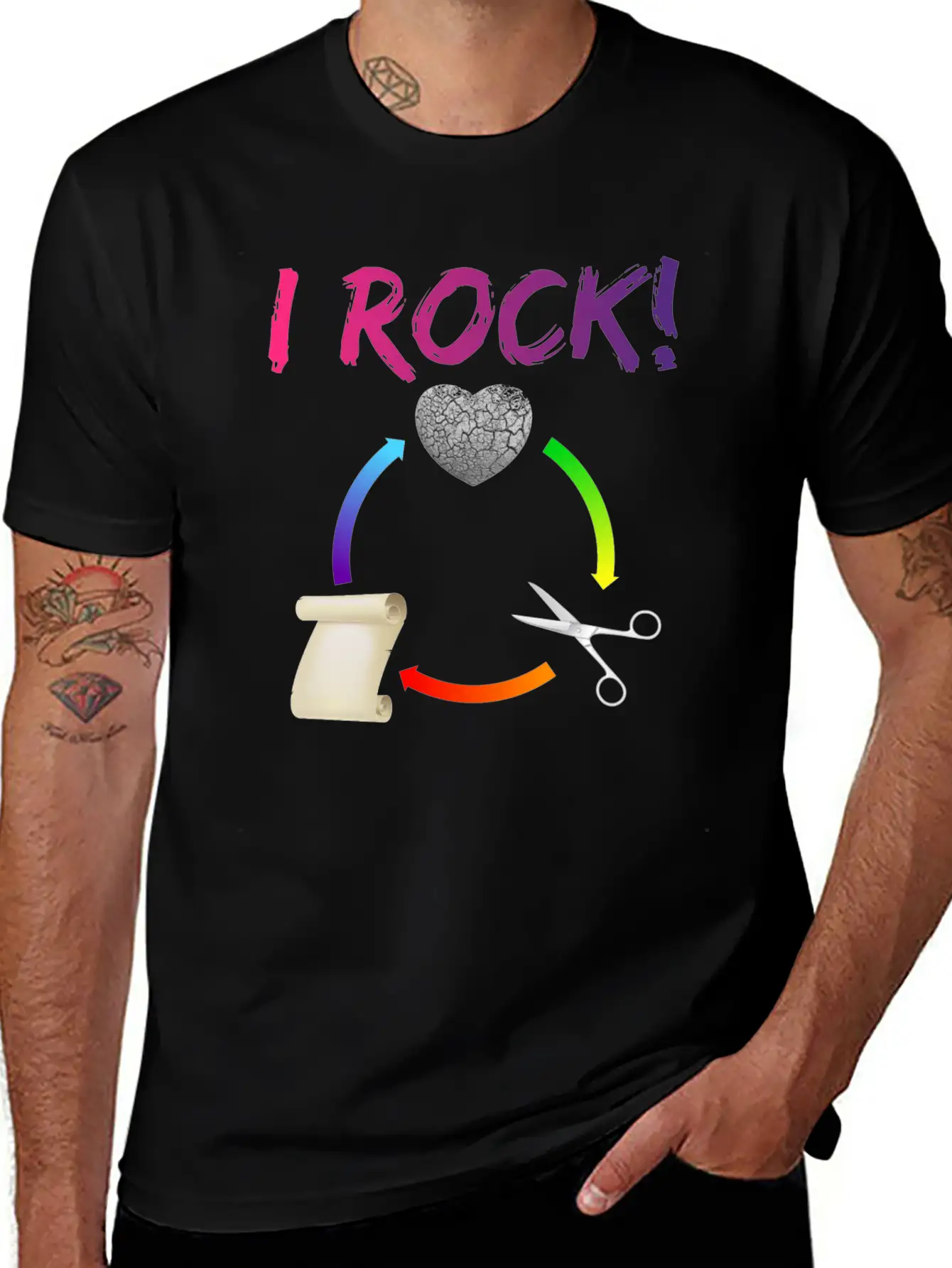 I Rock! Classic Cotton Tee – Unisex Comfort For Any Season