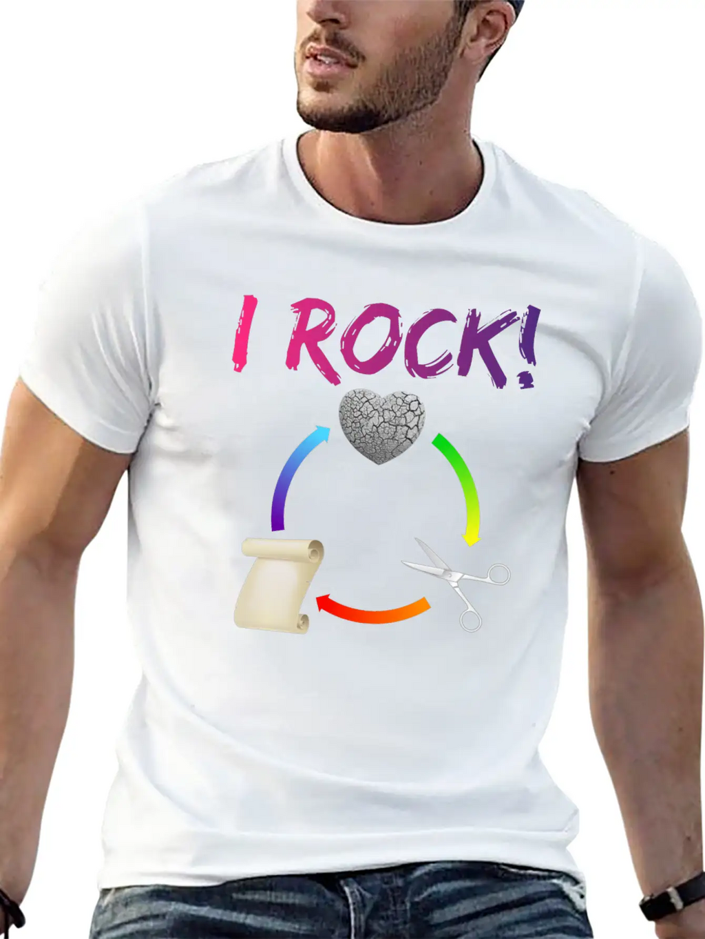 I Rock! Classic Cotton Tee – Unisex Comfort For Any Season