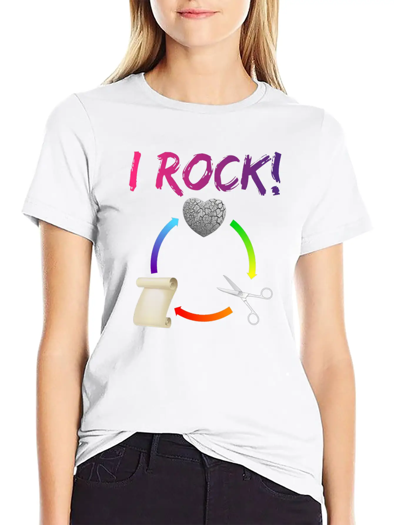 I Rock! Classic Cotton Tee – Unisex Comfort For Any Season