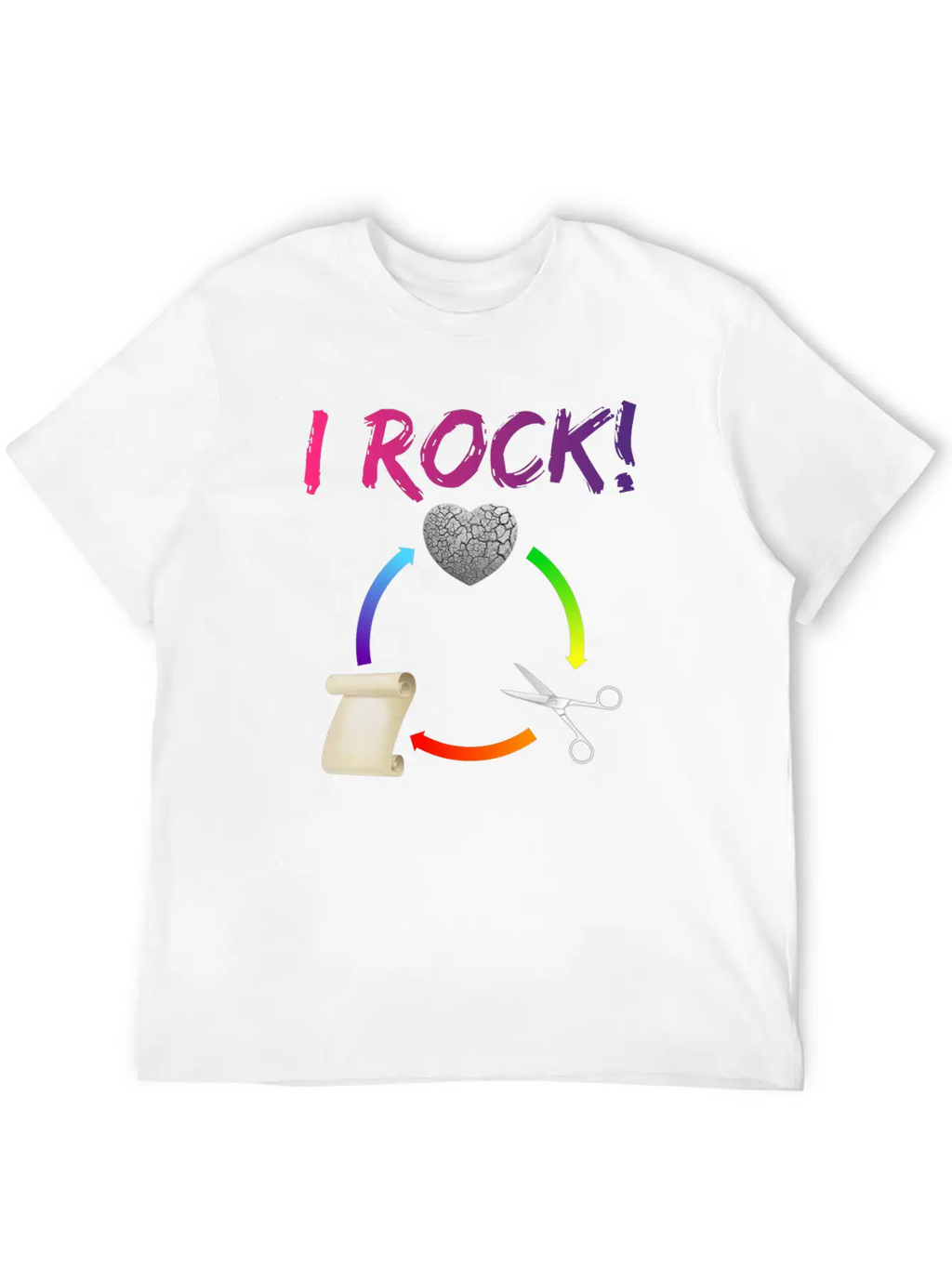 I Rock! Classic Cotton Tee – Unisex Comfort For Any Season
