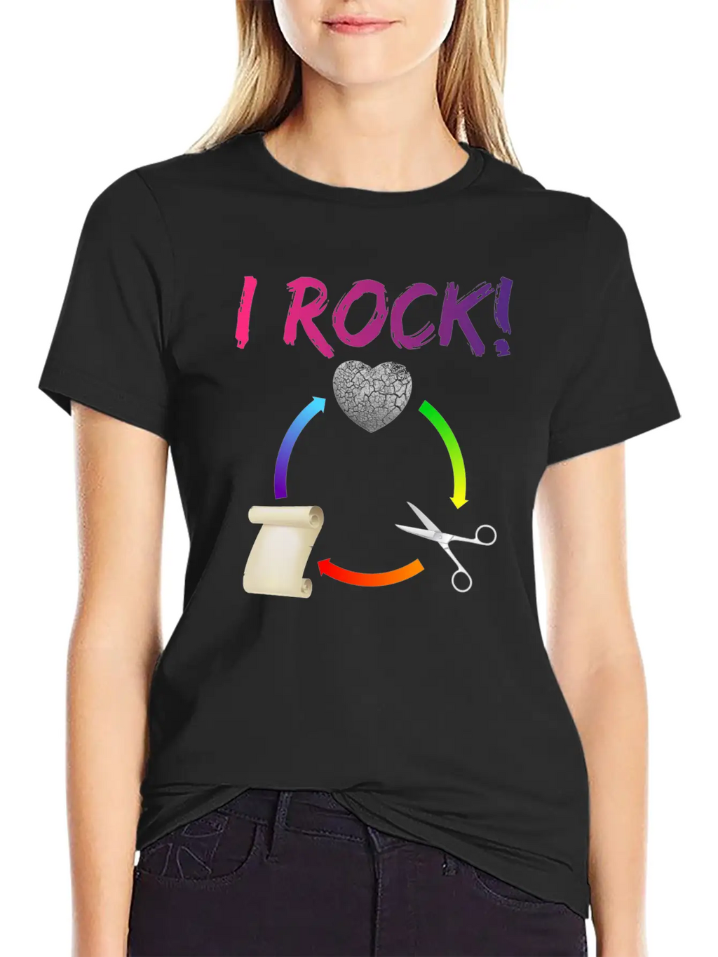I Rock! Classic Cotton Tee – Unisex Comfort For Any Season