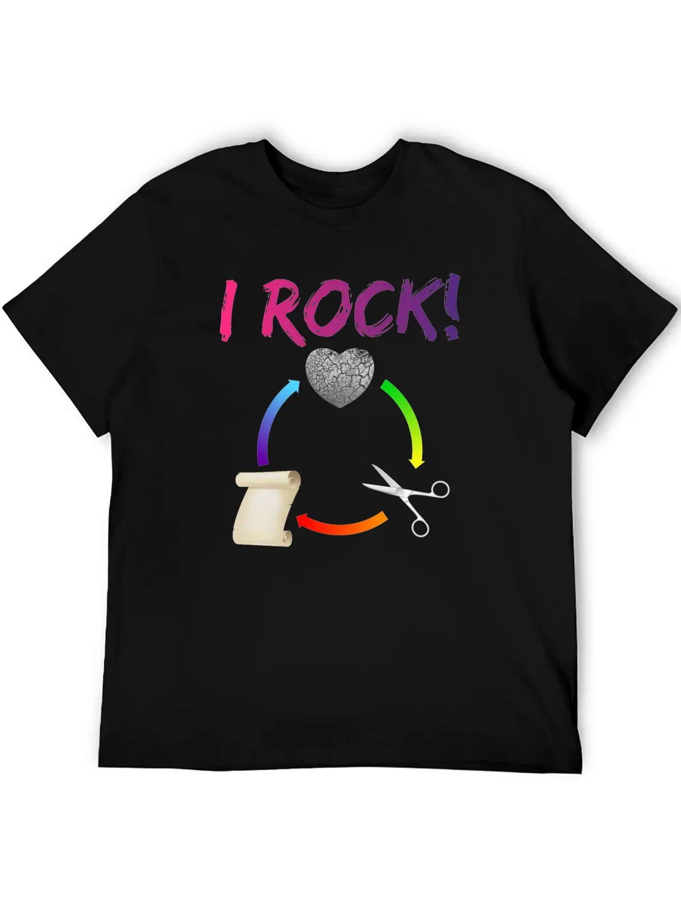 I Rock! Classic Cotton Tee – Unisex Comfort For Any Season