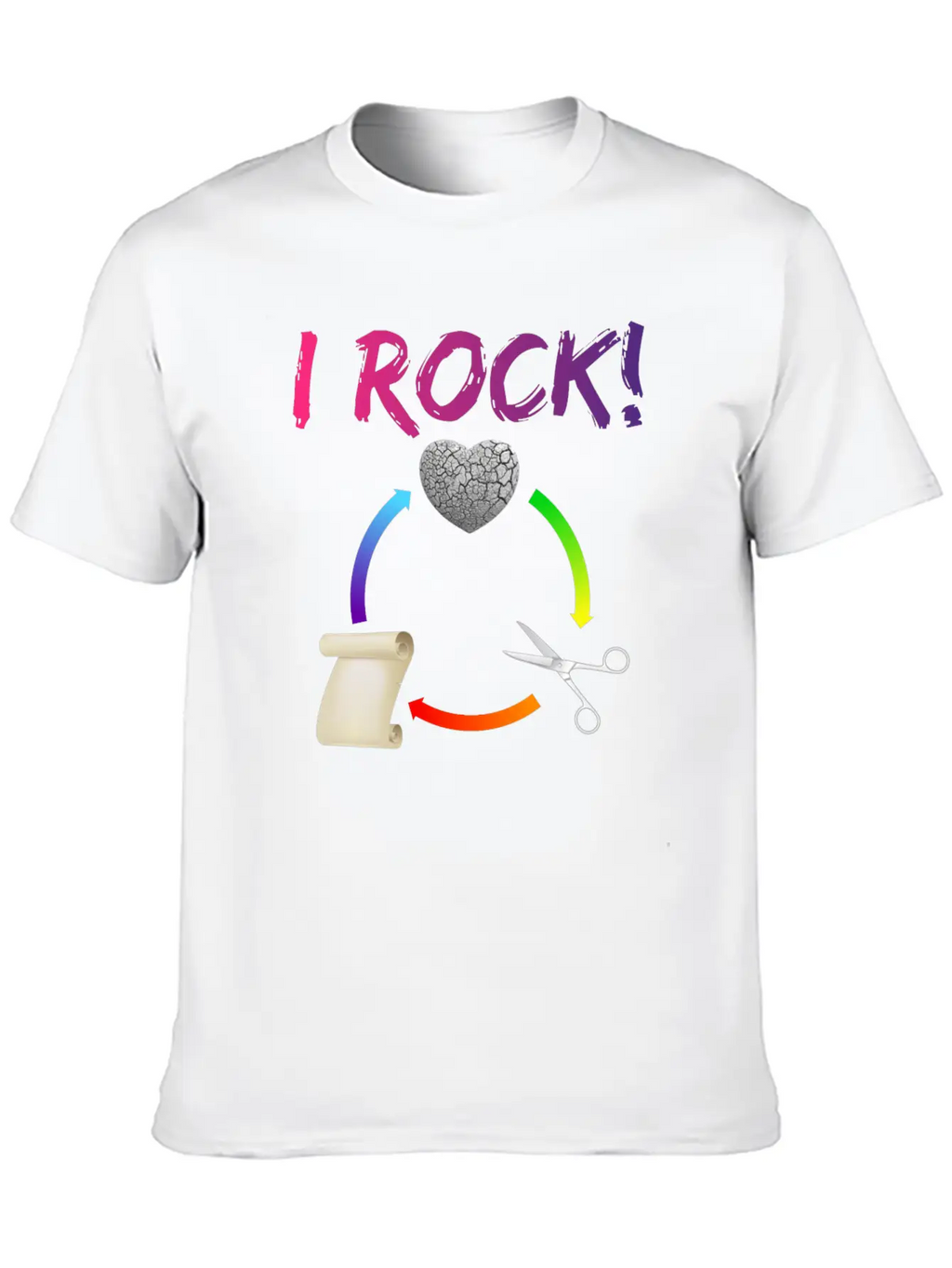 I Rock! Classic Cotton Tee – Unisex Comfort For Any Season