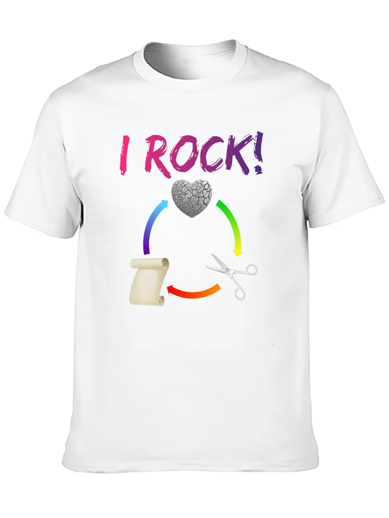 I Rock! Classic Cotton Tee – Unisex Comfort For Any Season