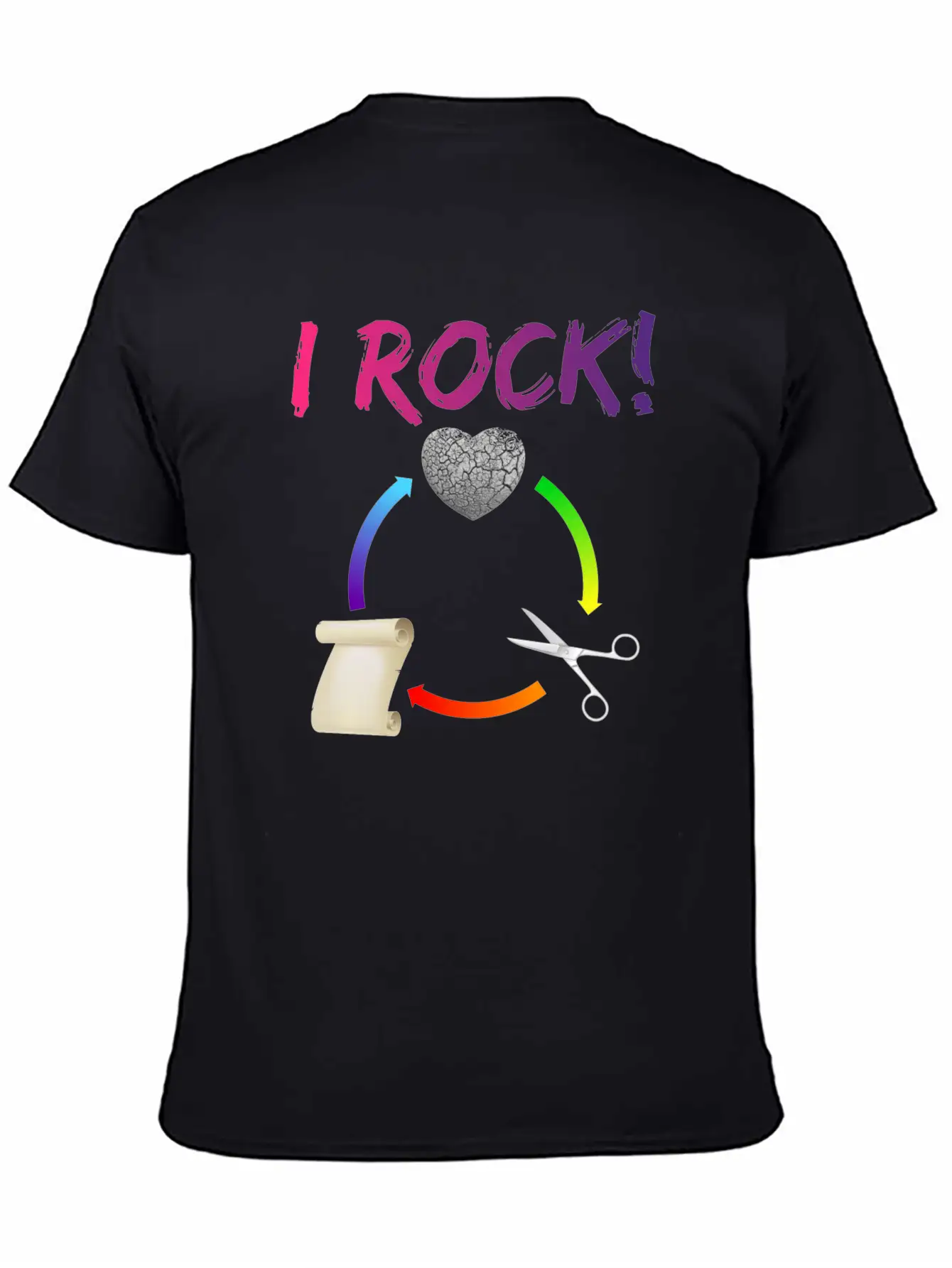 I Rock! Classic Cotton Tee – Unisex Comfort For Any Season