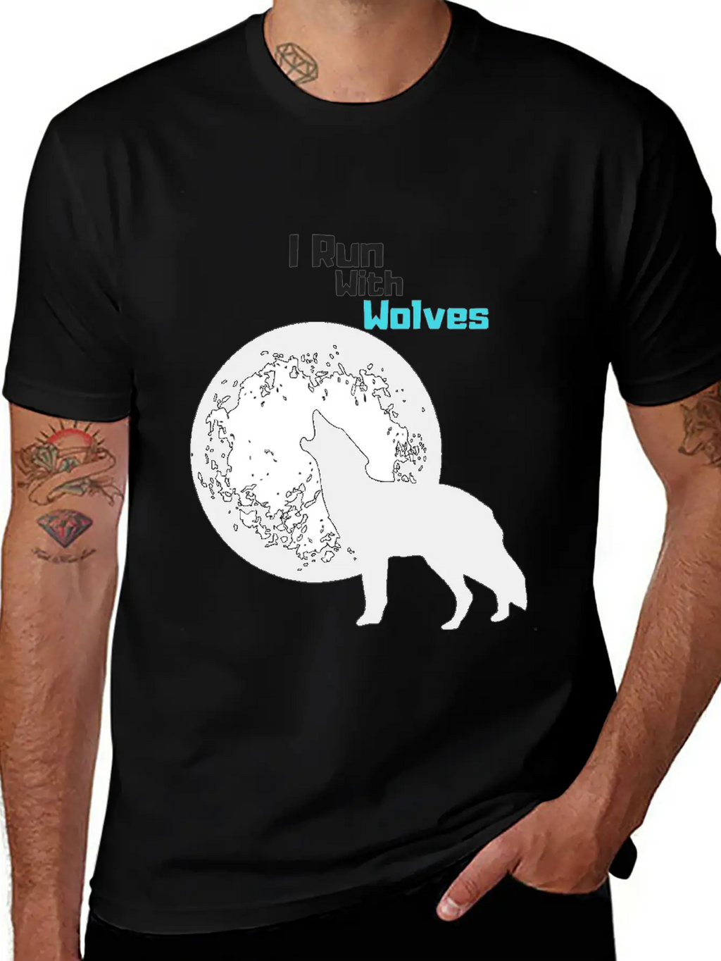 I Run With Wolves Unisex Casual T-Shirt – Clean Design For Daily Comfort