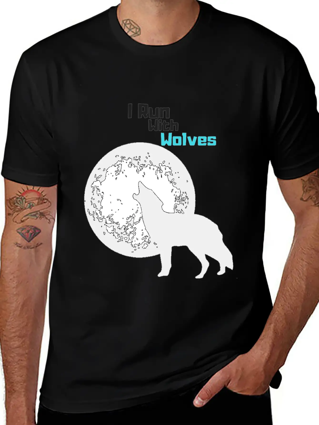 I Run With Wolves Unisex Casual T-Shirt – Clean Design For Daily Comfort