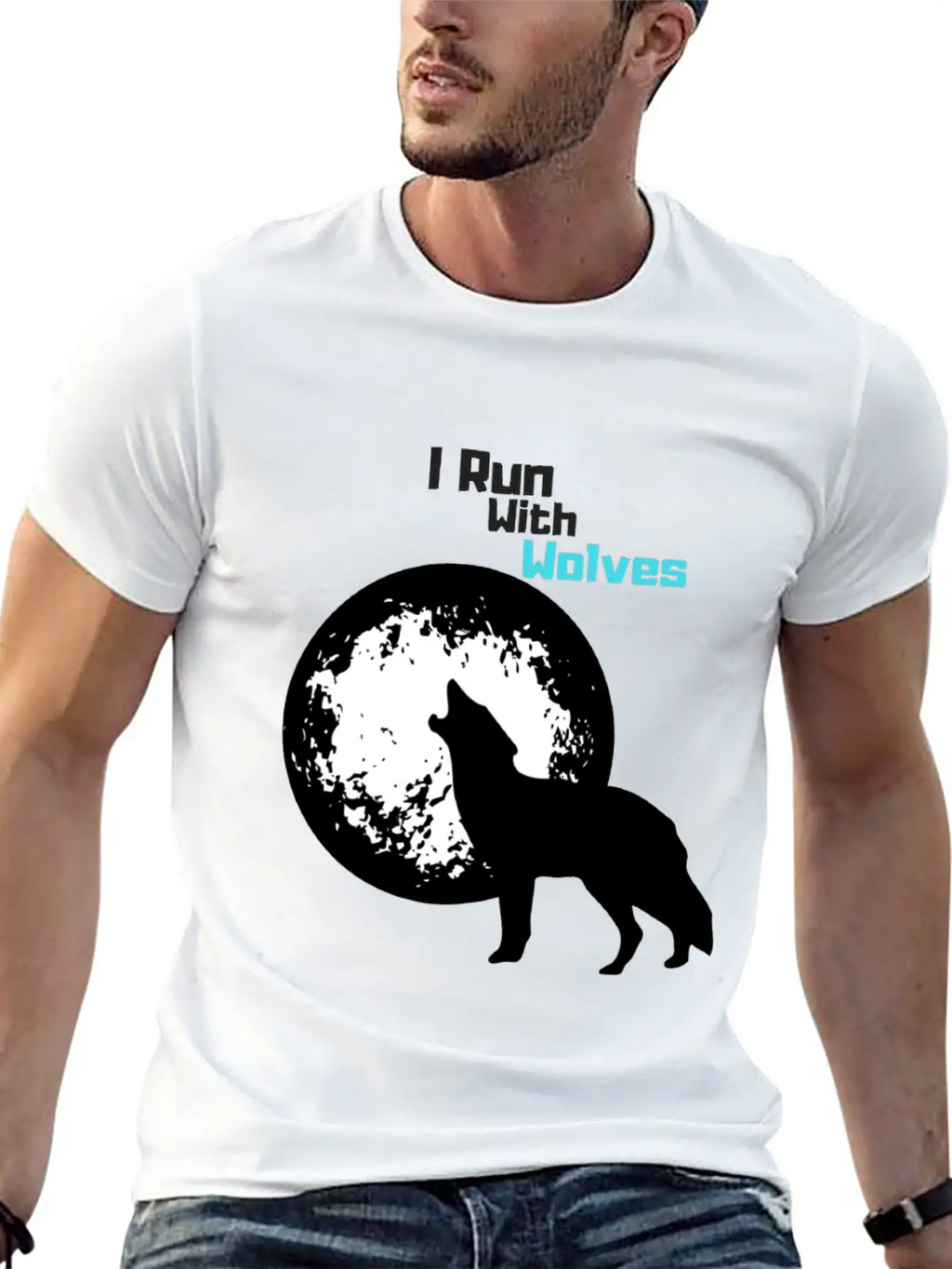 I Run With Wolves Unisex Casual T-Shirt – Clean Design For Daily Comfort