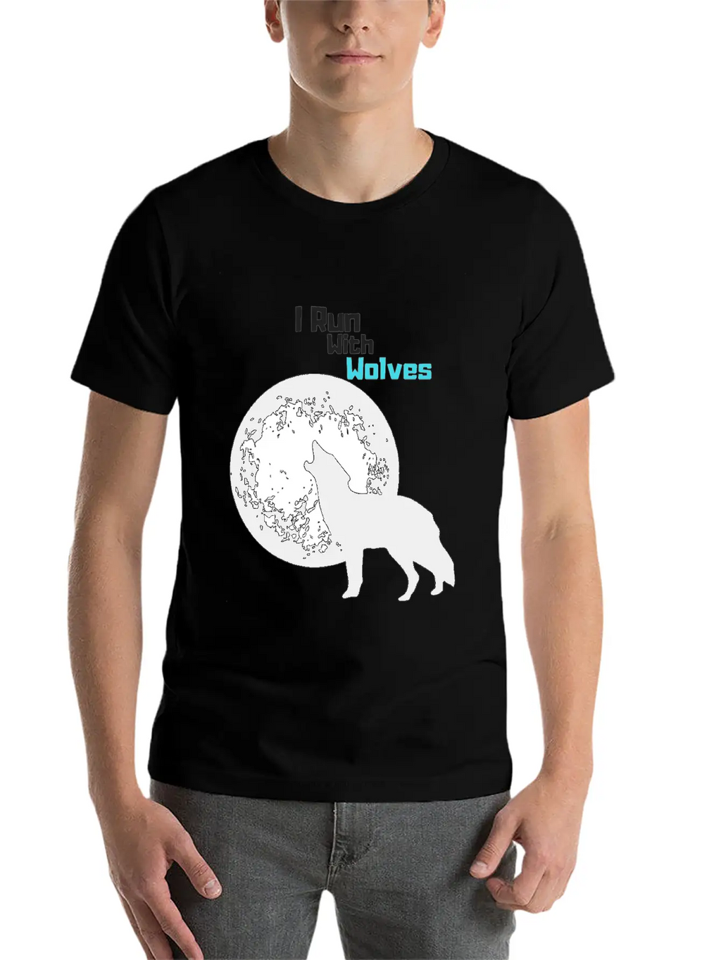 I Run With Wolves Unisex Casual T-Shirt – Clean Design For Daily Comfort