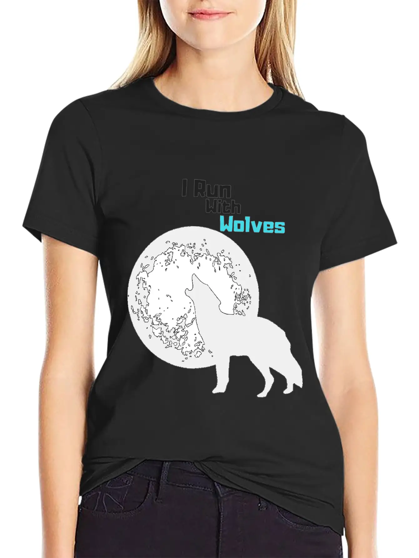 I Run With Wolves Unisex Casual T-Shirt – Clean Design For Daily Comfort