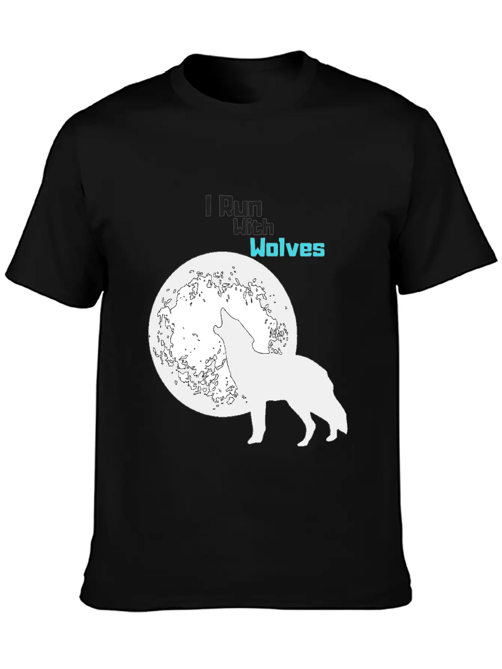 I Run With Wolves Unisex Casual T-Shirt – Clean Design For Daily Comfort