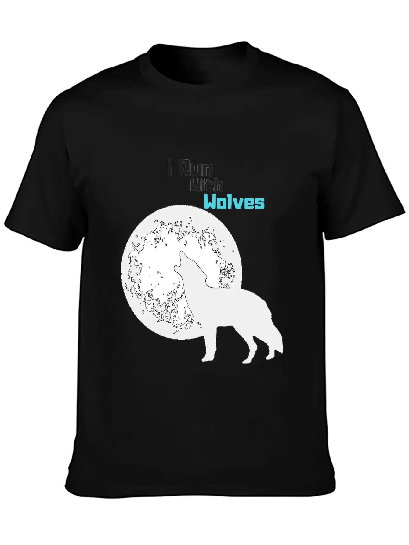 I Run With Wolves Unisex Casual T-Shirt – Clean Design For Daily Comfort