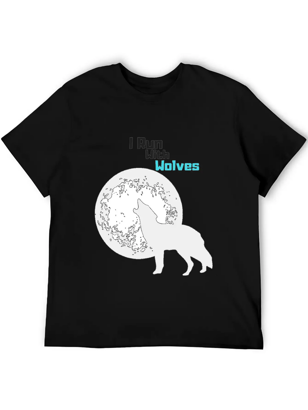 I Run With Wolves Unisex Casual T-Shirt – Clean Design For Daily Comfort