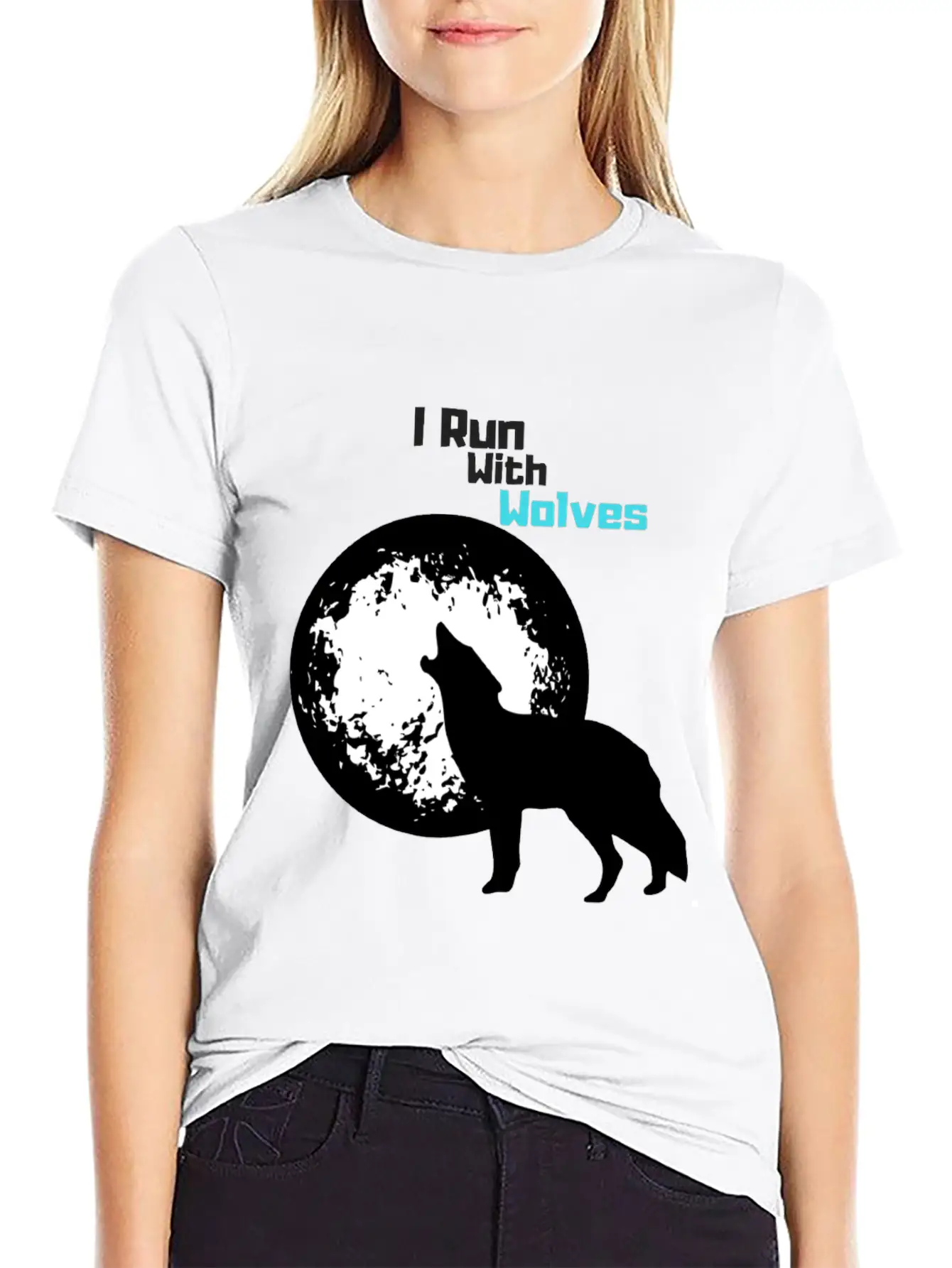 I Run With Wolves Unisex Casual T-Shirt – Clean Design For Daily Comfort