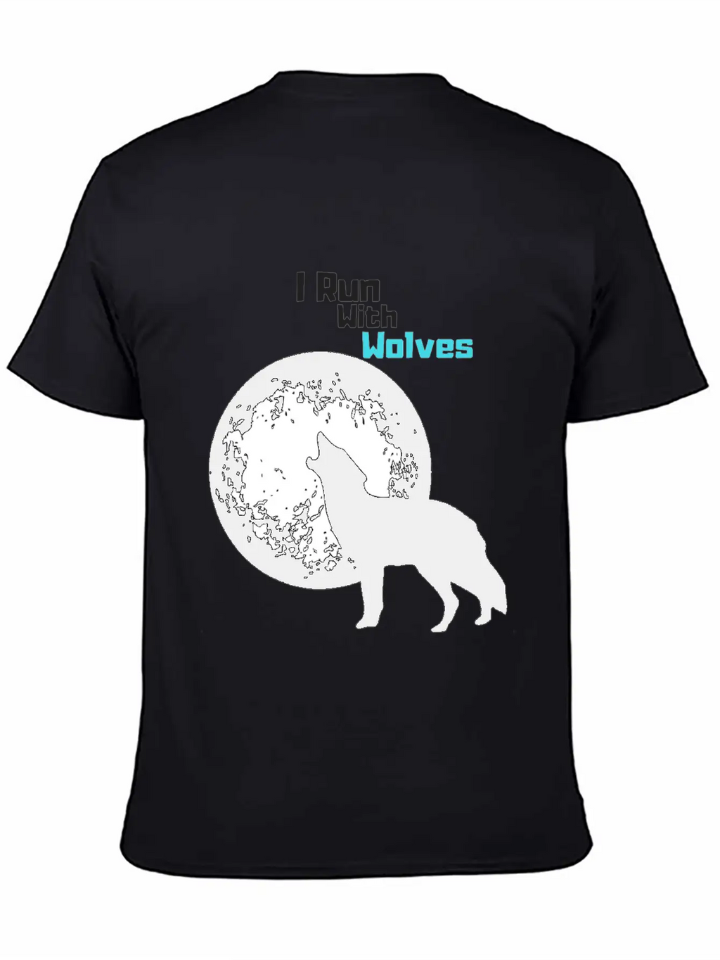 I Run With Wolves Unisex Casual T-Shirt – Clean Design For Daily Comfort