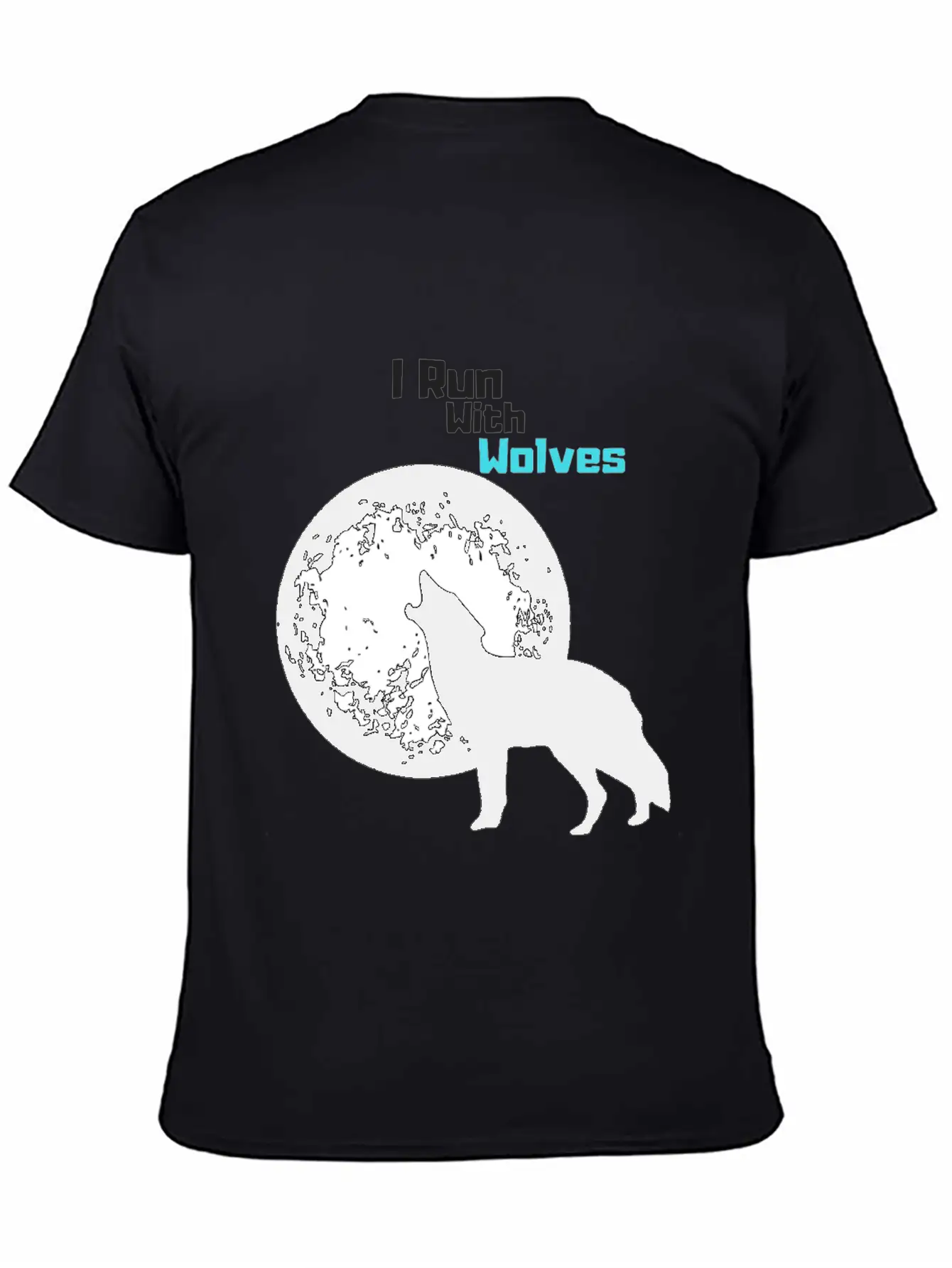 I Run With Wolves Unisex Casual T-Shirt – Clean Design For Daily Comfort