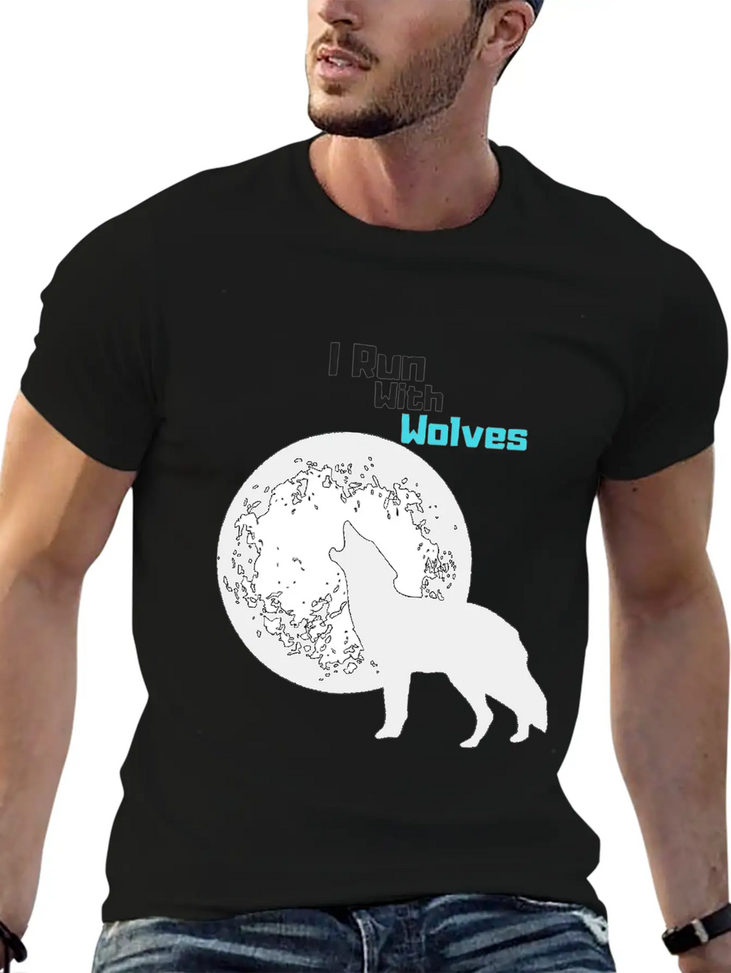 I Run With Wolves Unisex Casual T-Shirt – Clean Design For Daily Comfort