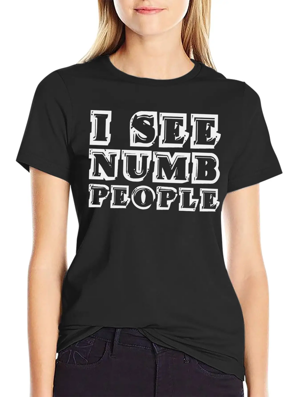 I See Numb People 3 Stylish Everyday T-Shirt – Unisex Basic Cotton Tee