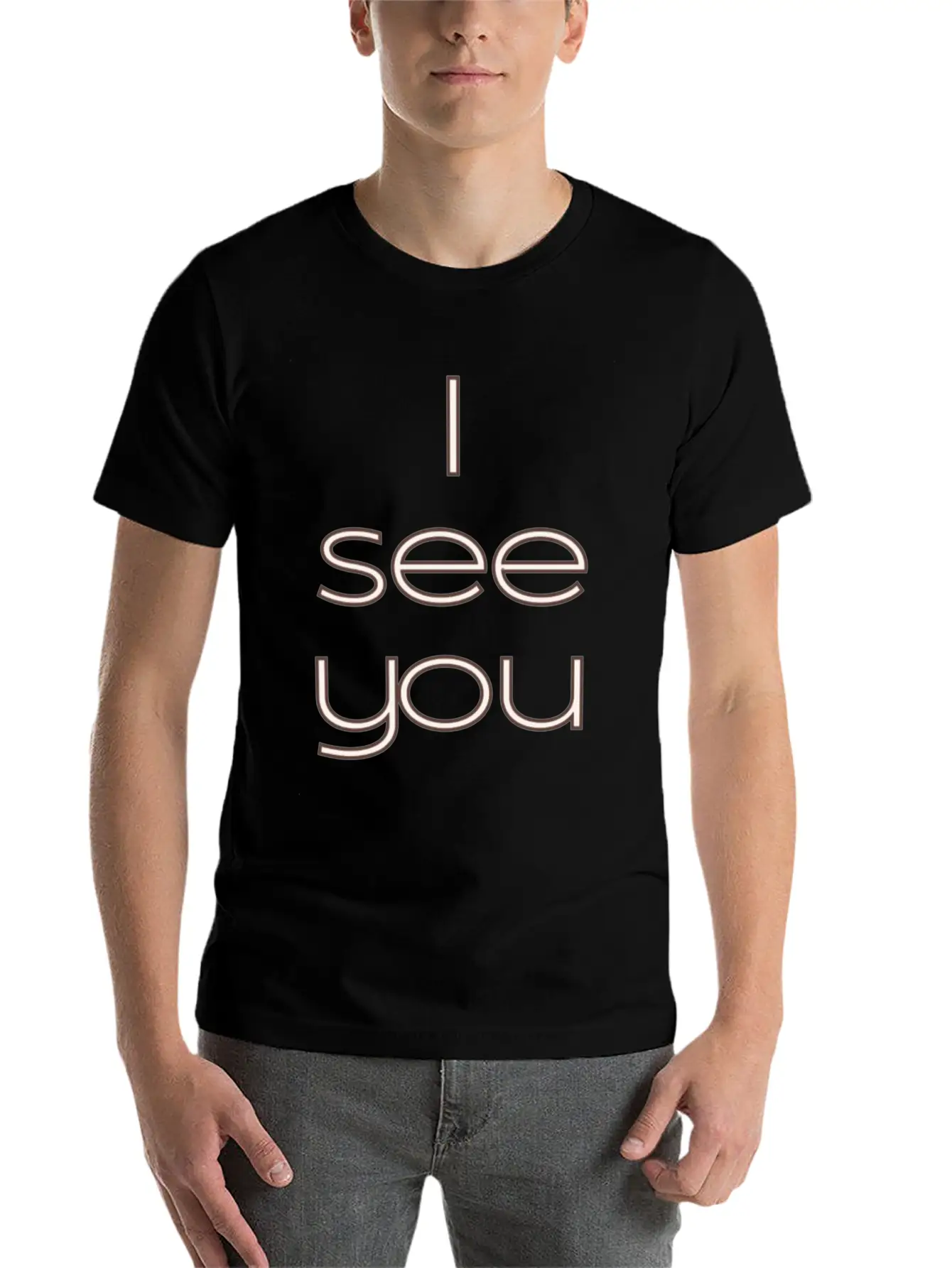 I See You Breathable Graphic T-Shirt – Perfect For Casual Days