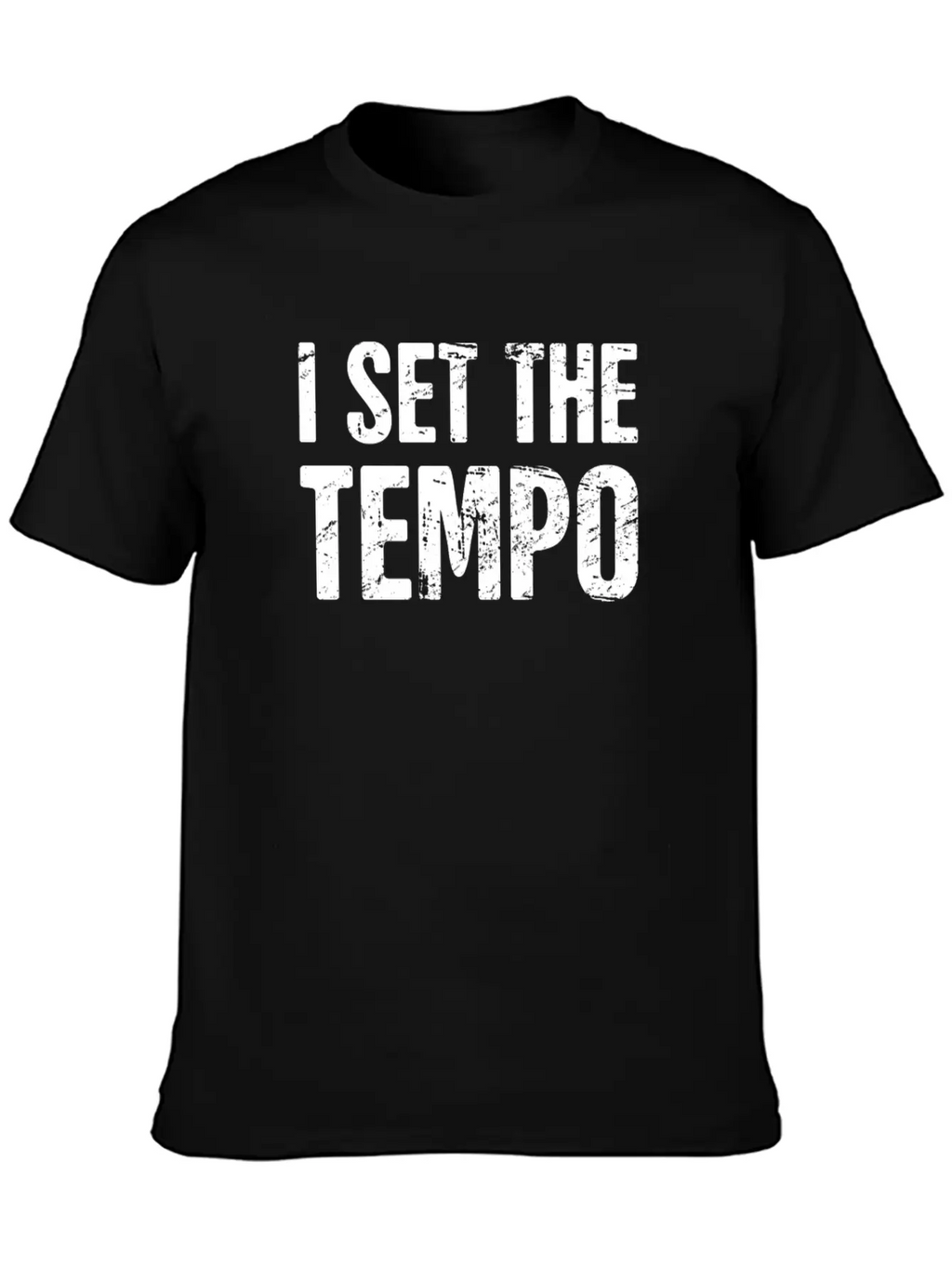 I Set The Tempo | Design For Drummers Essential Cotton Tee For Daily Outfits – Unisex Style