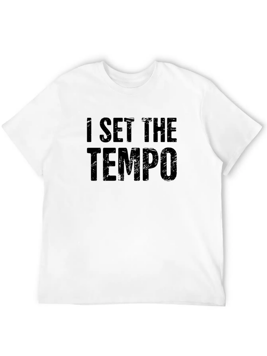 I Set The Tempo | Design For Drummers Essential Cotton Tee For Daily Outfits – Unisex Style