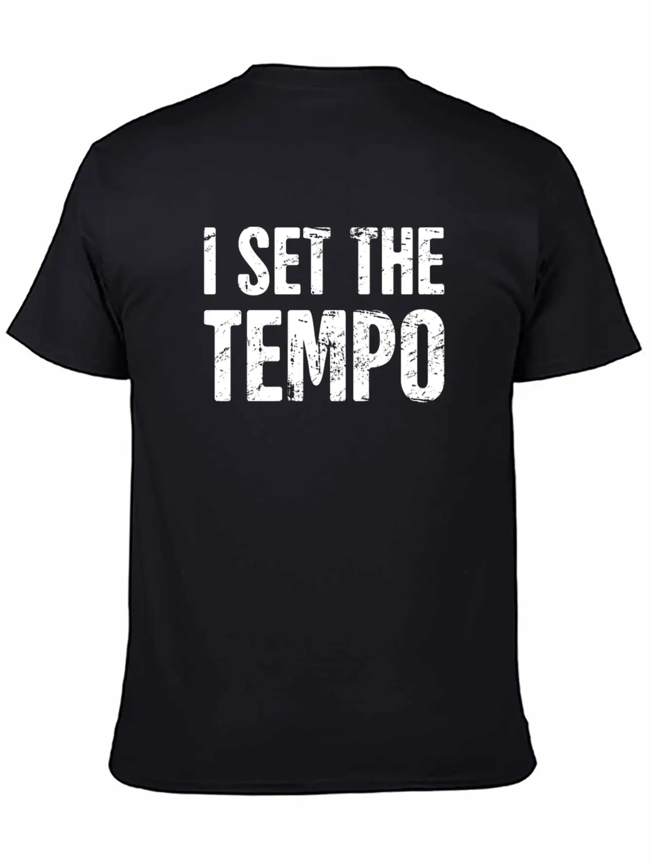 I Set The Tempo | Design For Drummers Essential Cotton Tee For Daily Outfits – Unisex Style