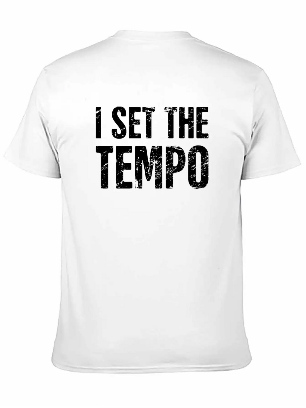 I Set The Tempo | Design For Drummers Essential Cotton Tee For Daily Outfits – Unisex Style