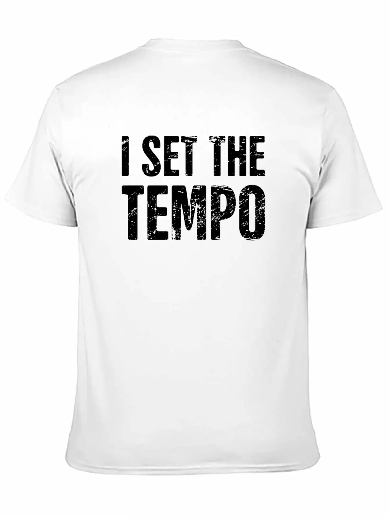 I Set The Tempo | Design For Drummers Essential Cotton Tee For Daily Outfits – Unisex Style