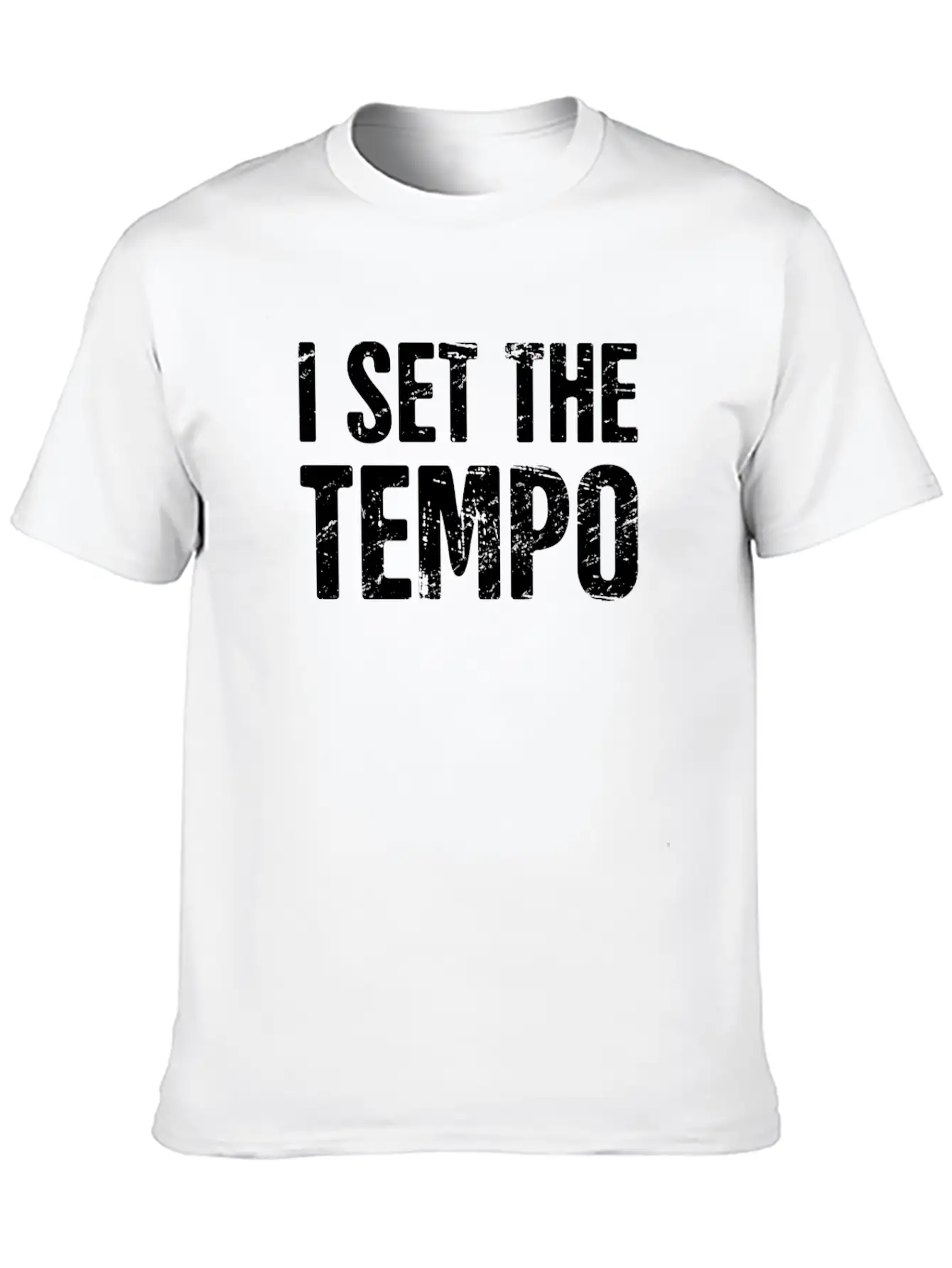 I Set The Tempo | Design For Drummers Essential Cotton Tee For Daily Outfits – Unisex Style