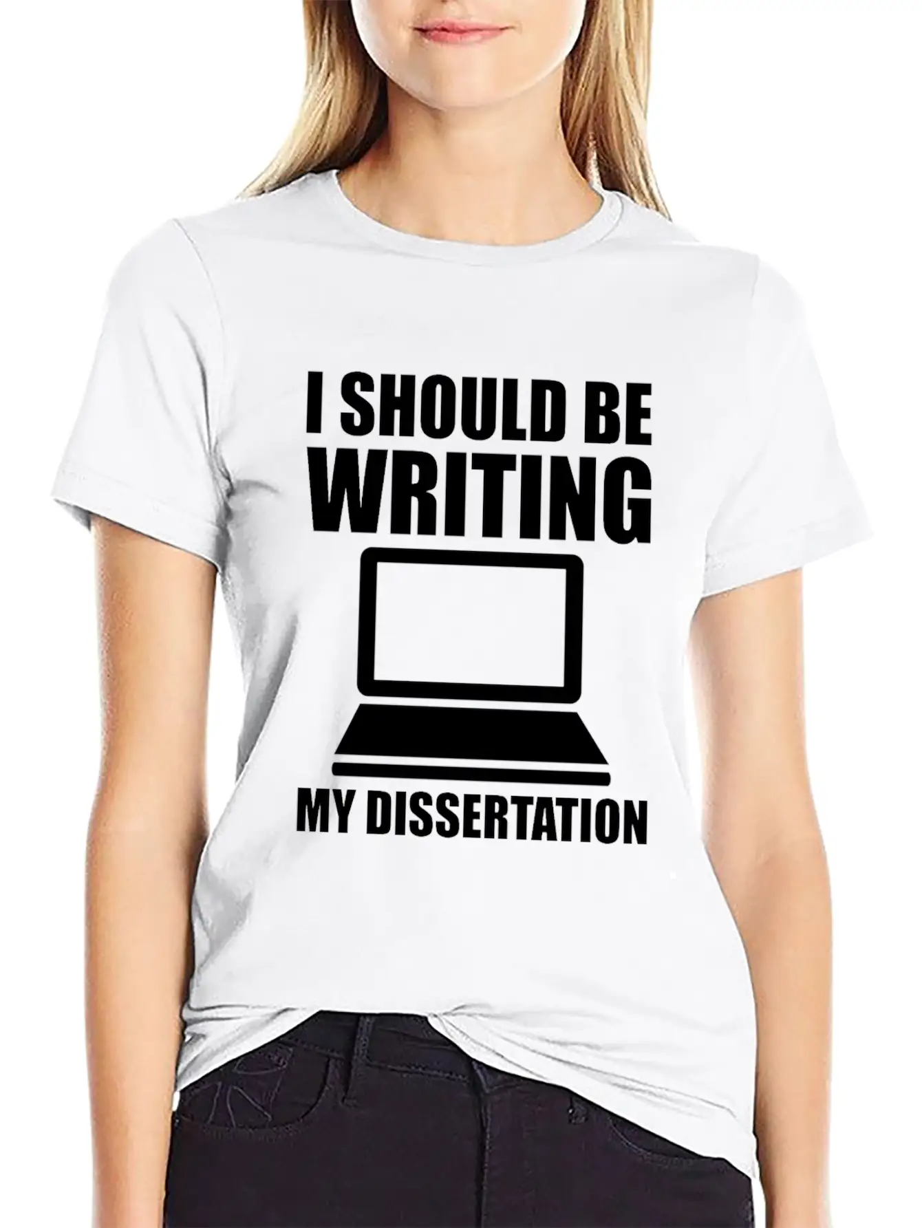 I Should Be Writing My Dissertation 3 Basic Graphic T-Shirt – Daily Comfort In Soft Cotton
