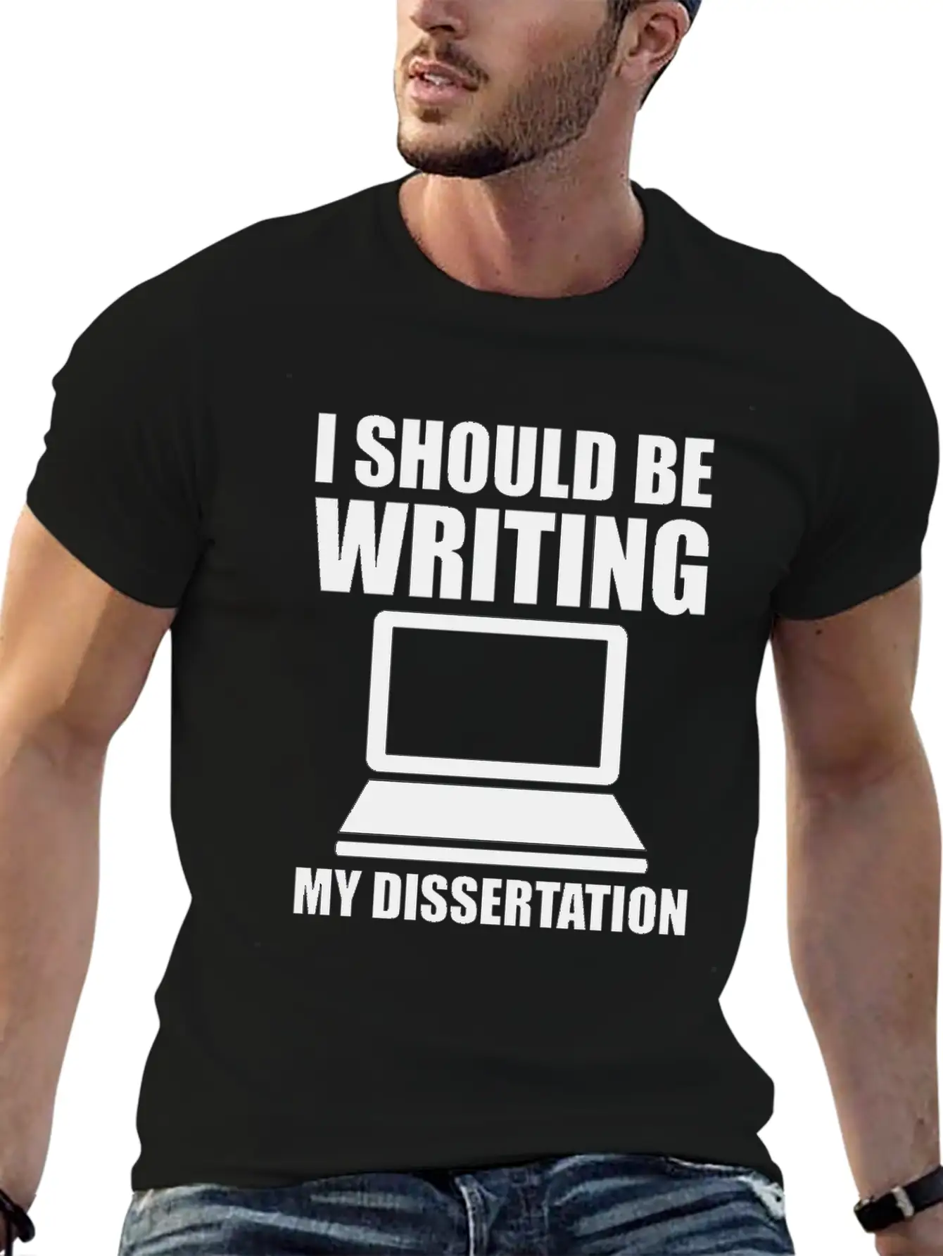 I Should Be Writing My Dissertation 3 Basic Graphic T-Shirt – Daily Comfort In Soft Cotton