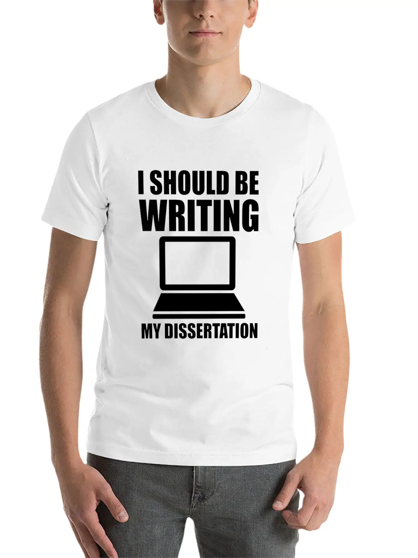 I Should Be Writing My Dissertation 3 Basic Graphic T-Shirt – Daily Comfort In Soft Cotton