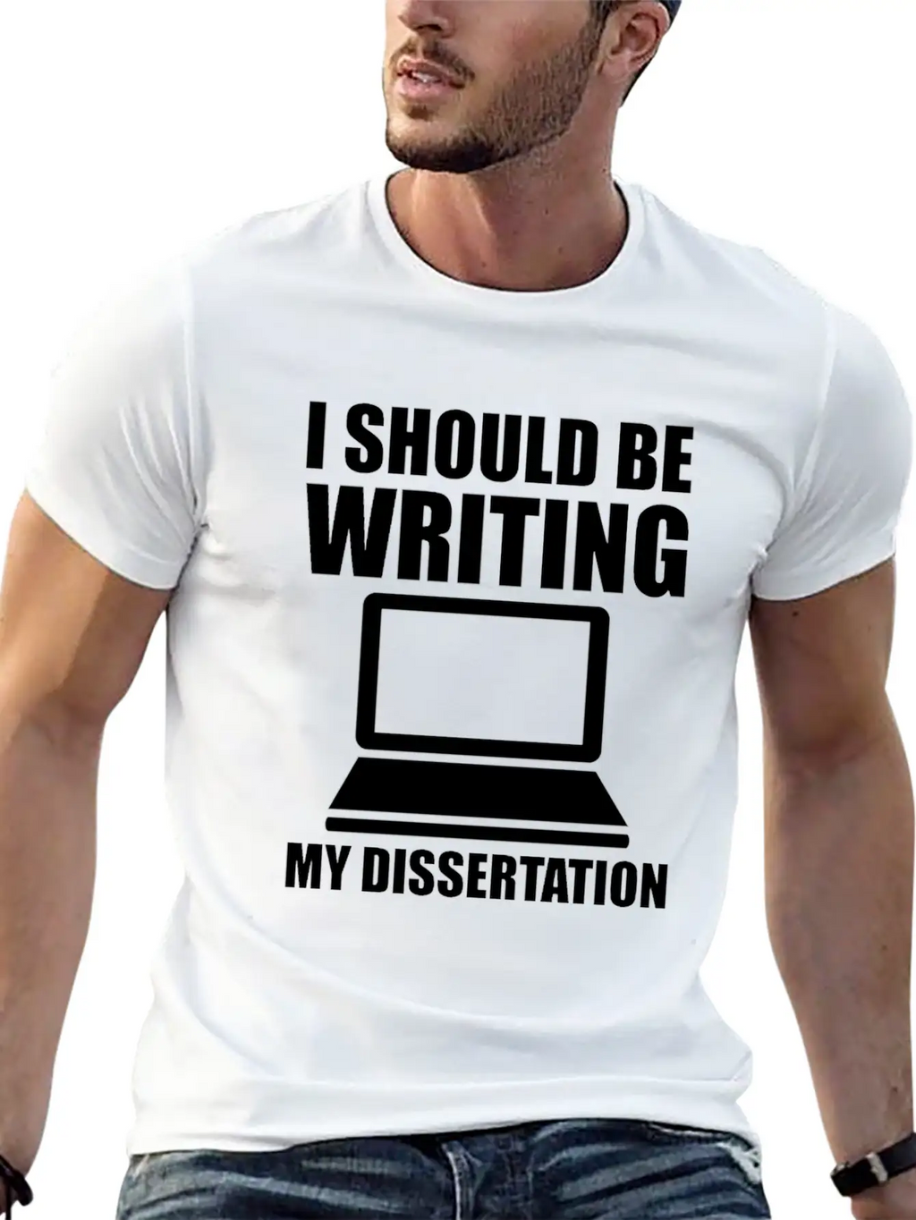 I Should Be Writing My Dissertation 3 Basic Graphic T-Shirt – Daily Comfort In Soft Cotton