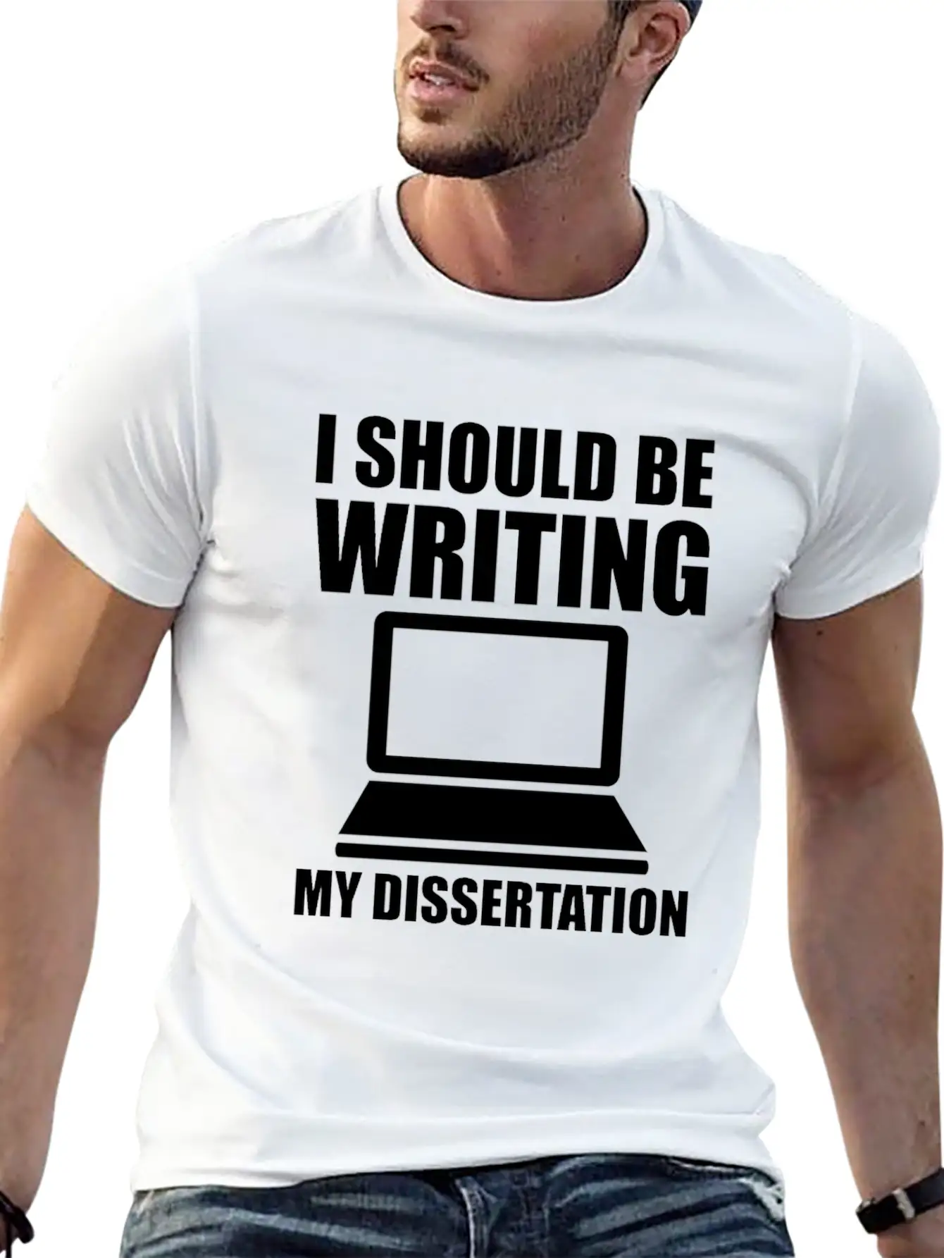 I Should Be Writing My Dissertation 3 Basic Graphic T-Shirt – Daily Comfort In Soft Cotton