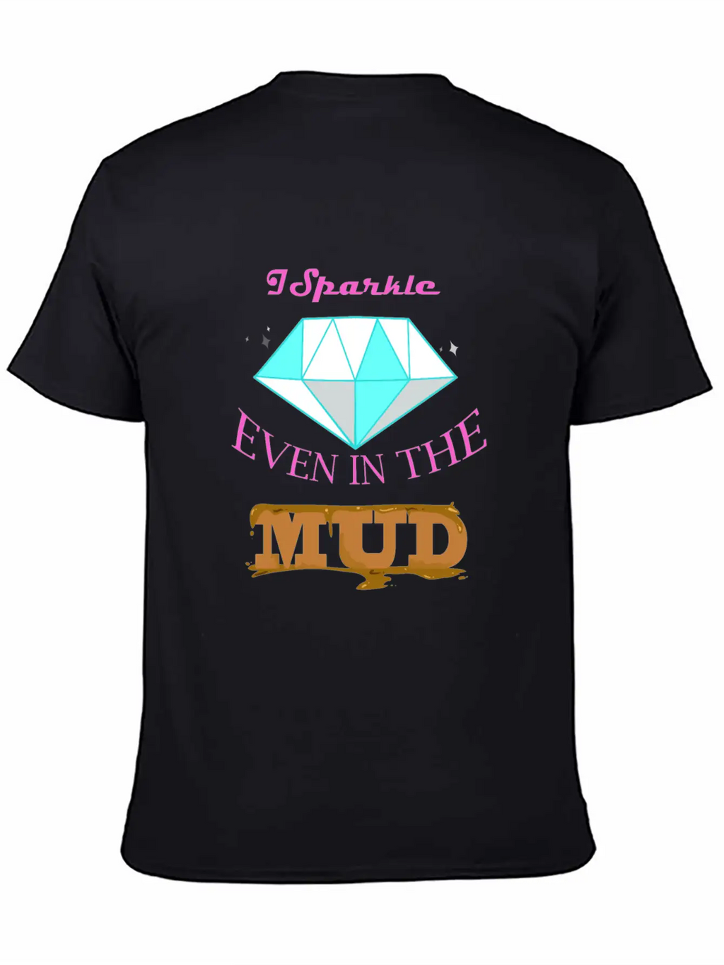 I Sparkle The Mud Run Runner Cowgirl ATV Relaxed Everyday Tee – Lightweight And Durable Cotton