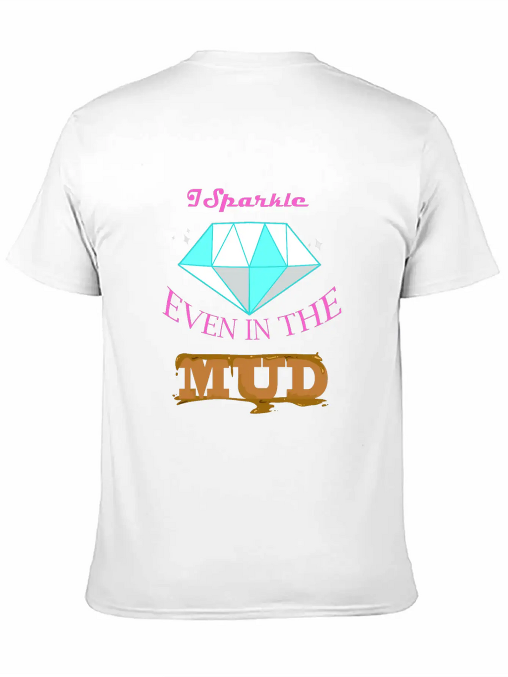 I Sparkle The Mud Run Runner Cowgirl ATV Relaxed Everyday Tee – Lightweight And Durable Cotton