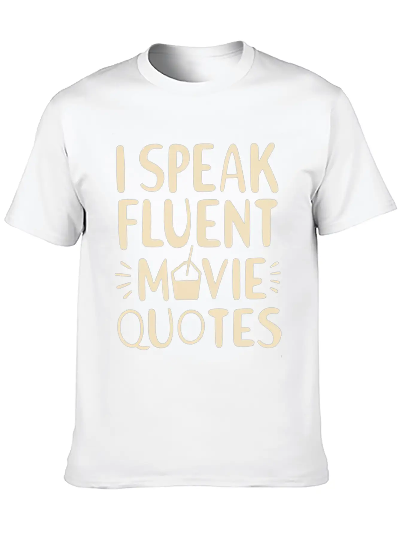 I Speak Fluent Movie Quotes Timeless Short Sleeve Tee – Comfy And Minimalist Design