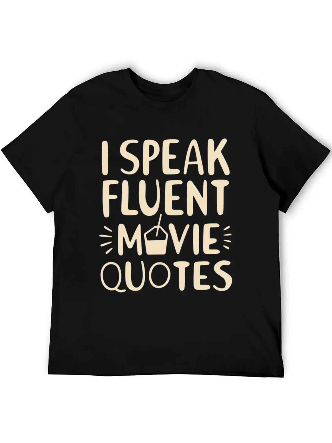 I Speak Fluent Movie Quotes Timeless Short Sleeve Tee – Comfy And Minimalist Design