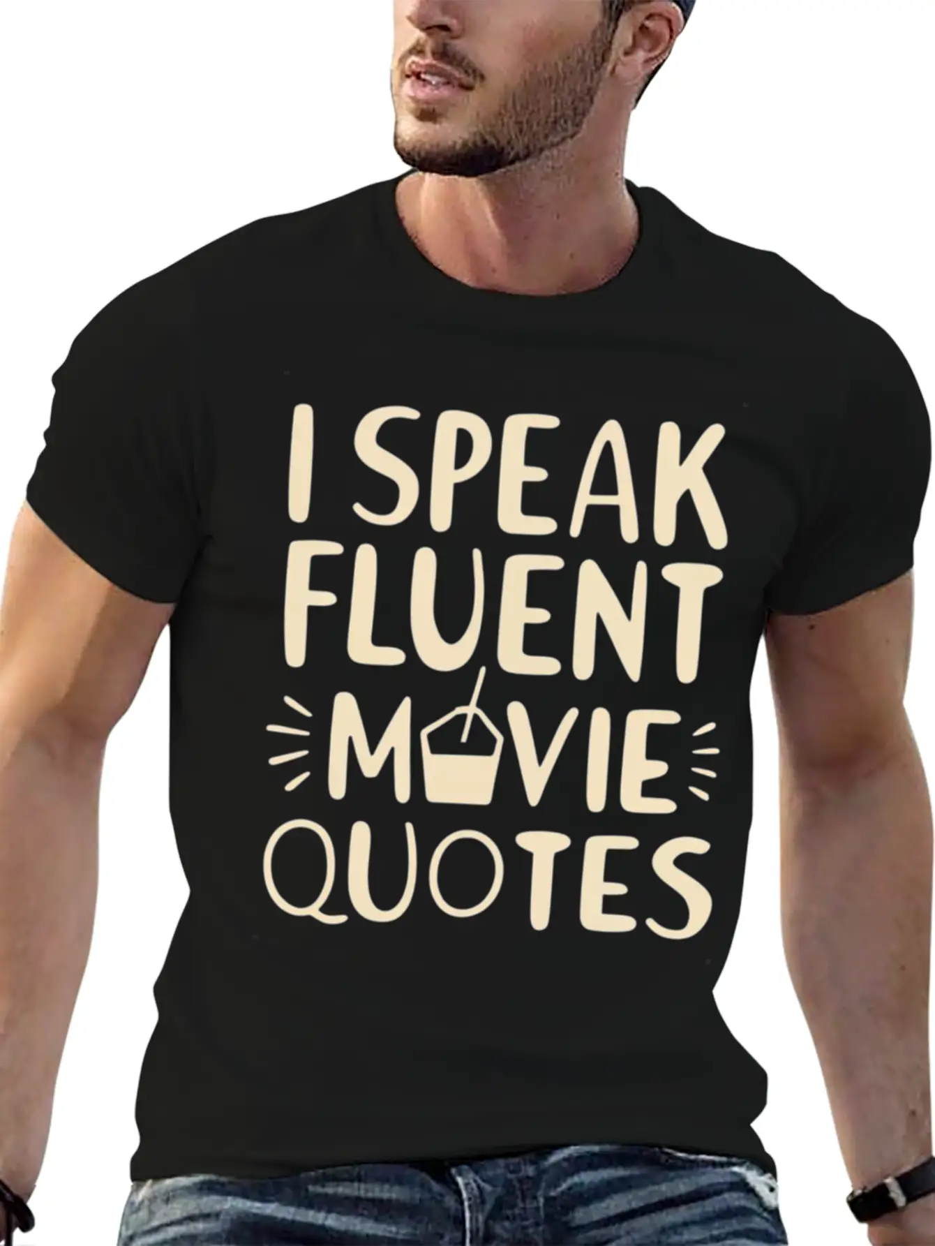 I Speak Fluent Movie Quotes Timeless Short Sleeve Tee – Comfy And Minimalist Design