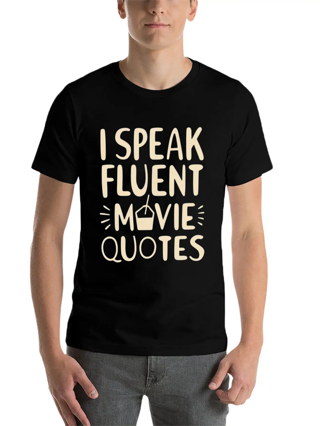 I Speak Fluent Movie Quotes Timeless Short Sleeve Tee – Comfy And Minimalist Design