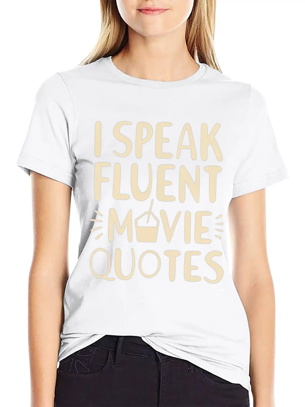 I Speak Fluent Movie Quotes Timeless Short Sleeve Tee – Comfy And Minimalist Design